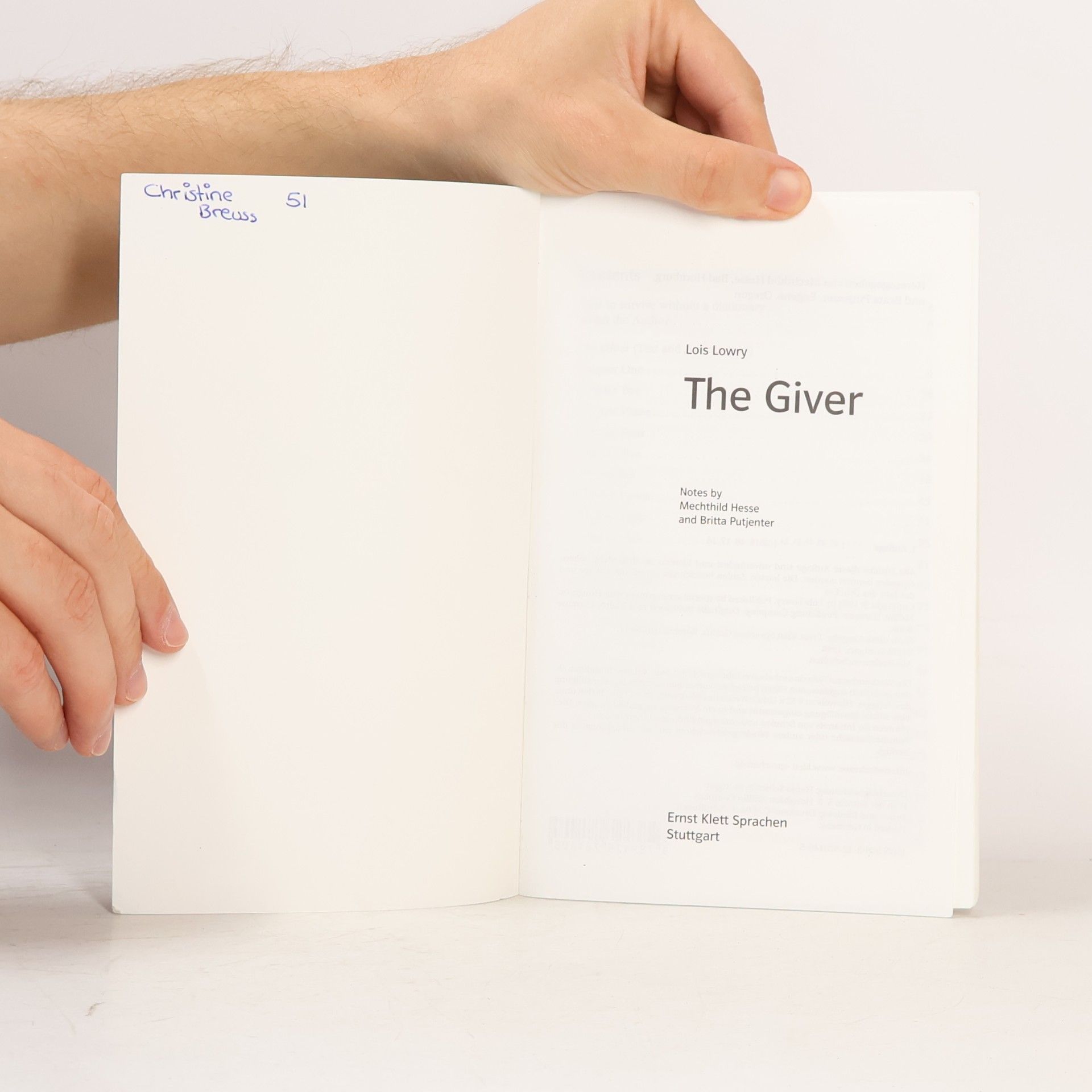 Lois Lowry The Giver