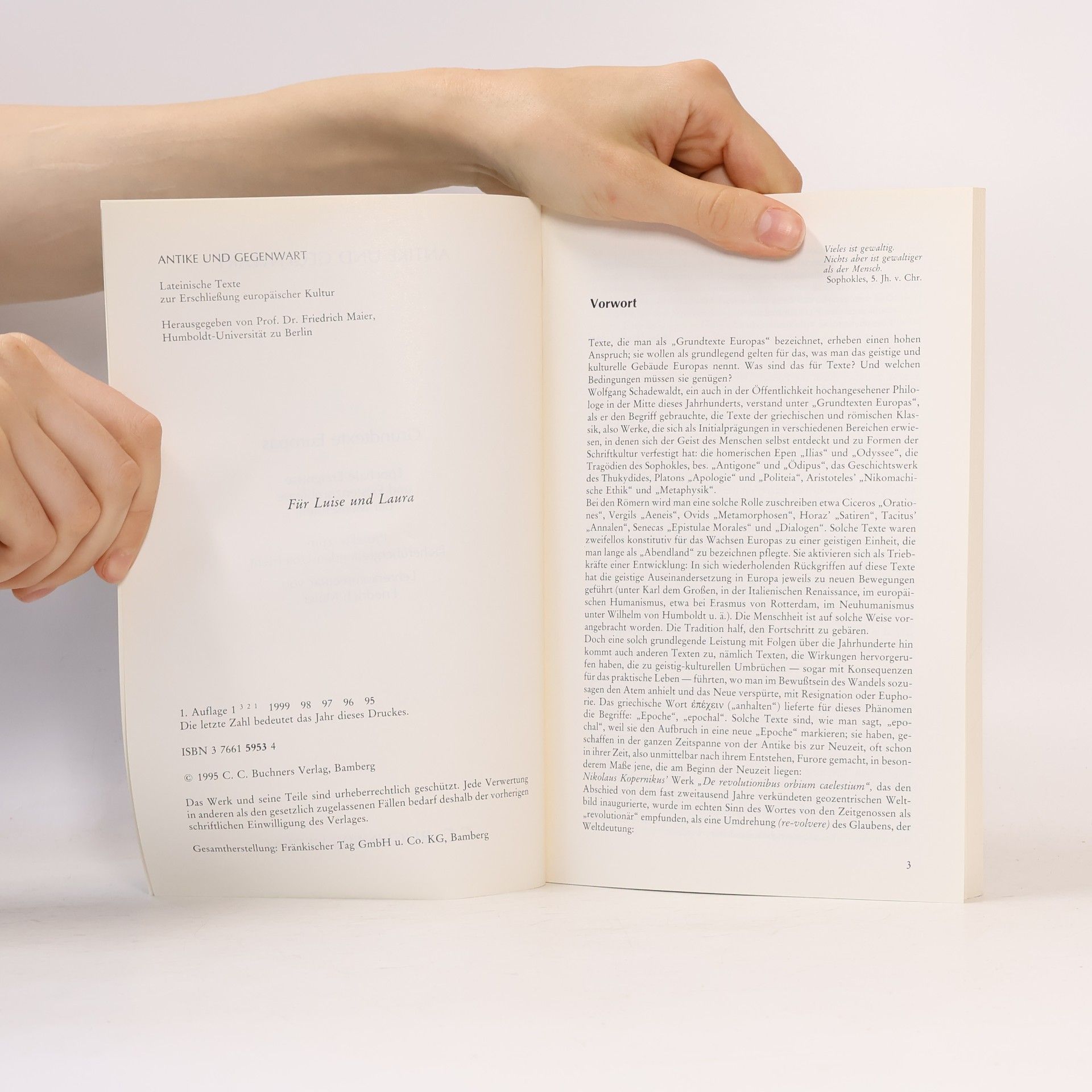 Autorenkollektiv Antike und Gegenwart. Grundtexte Europas