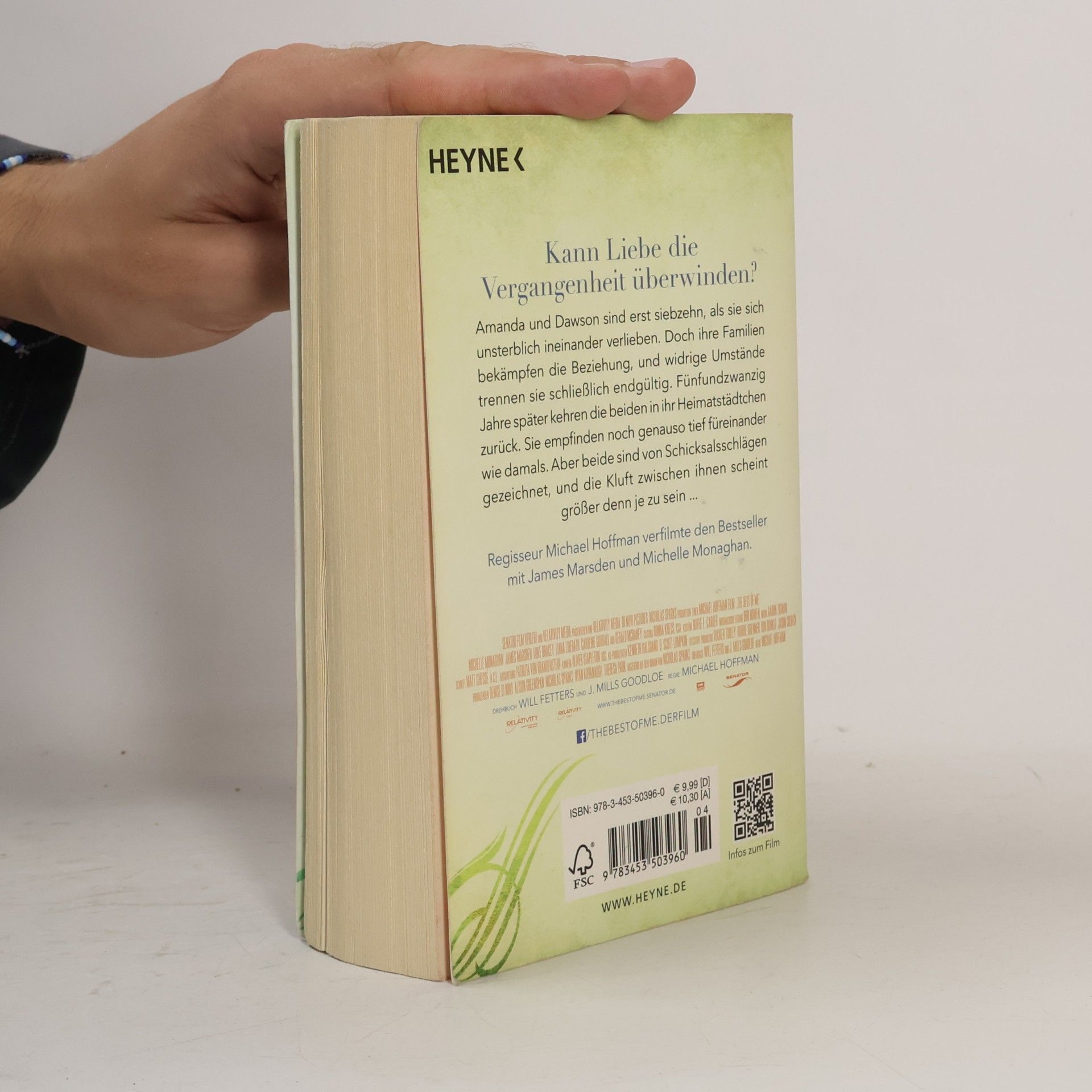 Nicholas Sparks The best of me: Mein Weg zu dir