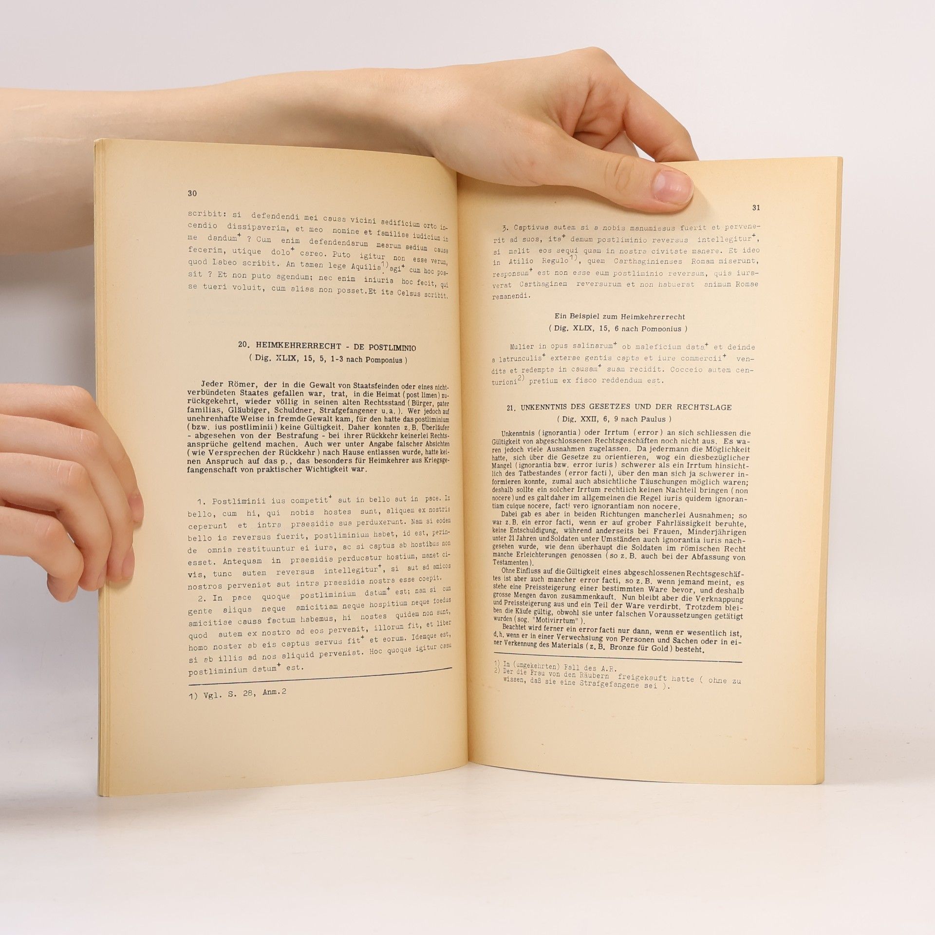 Heinz Kronasser Texte aus dem Römischen Recht