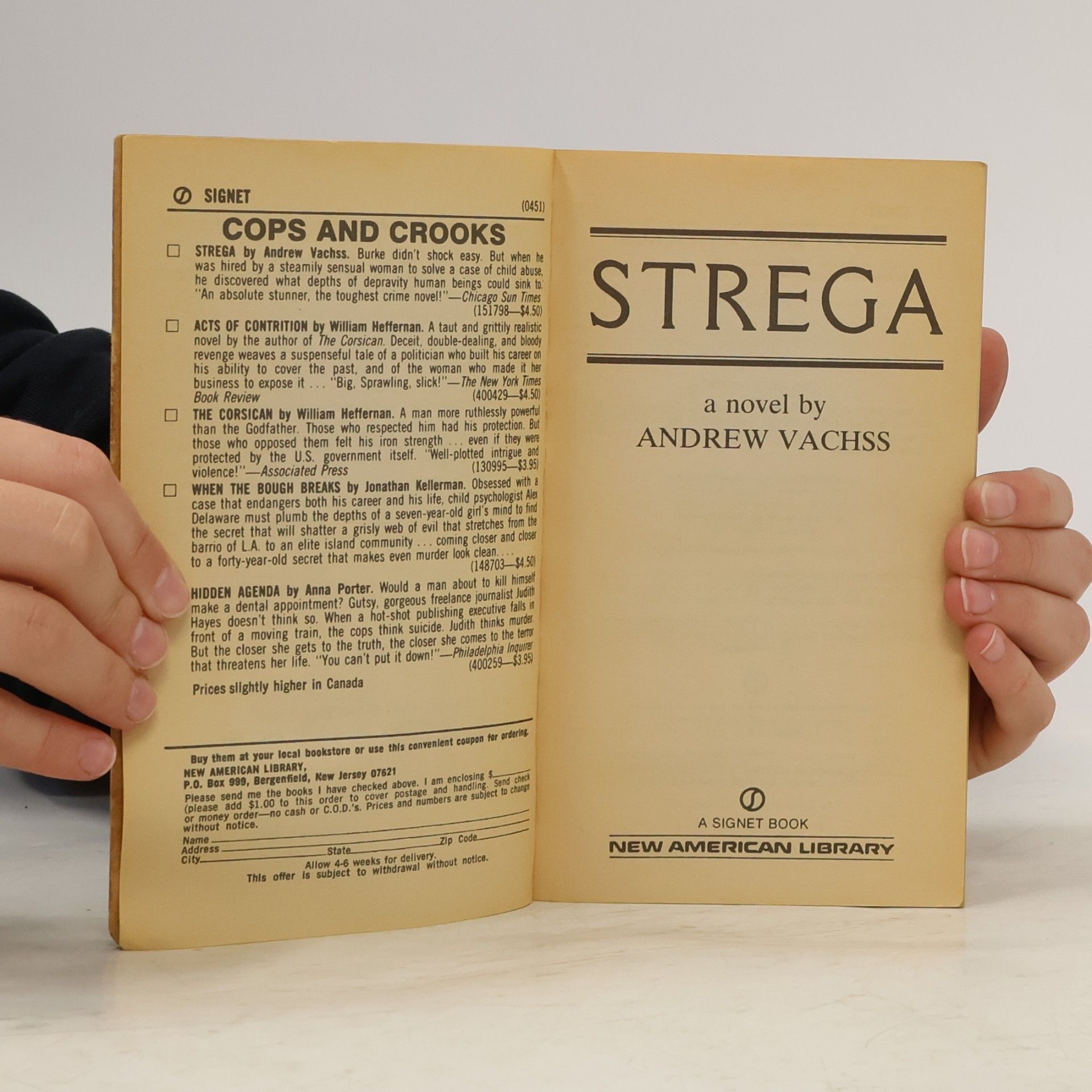 Andrew Vachss Strega
