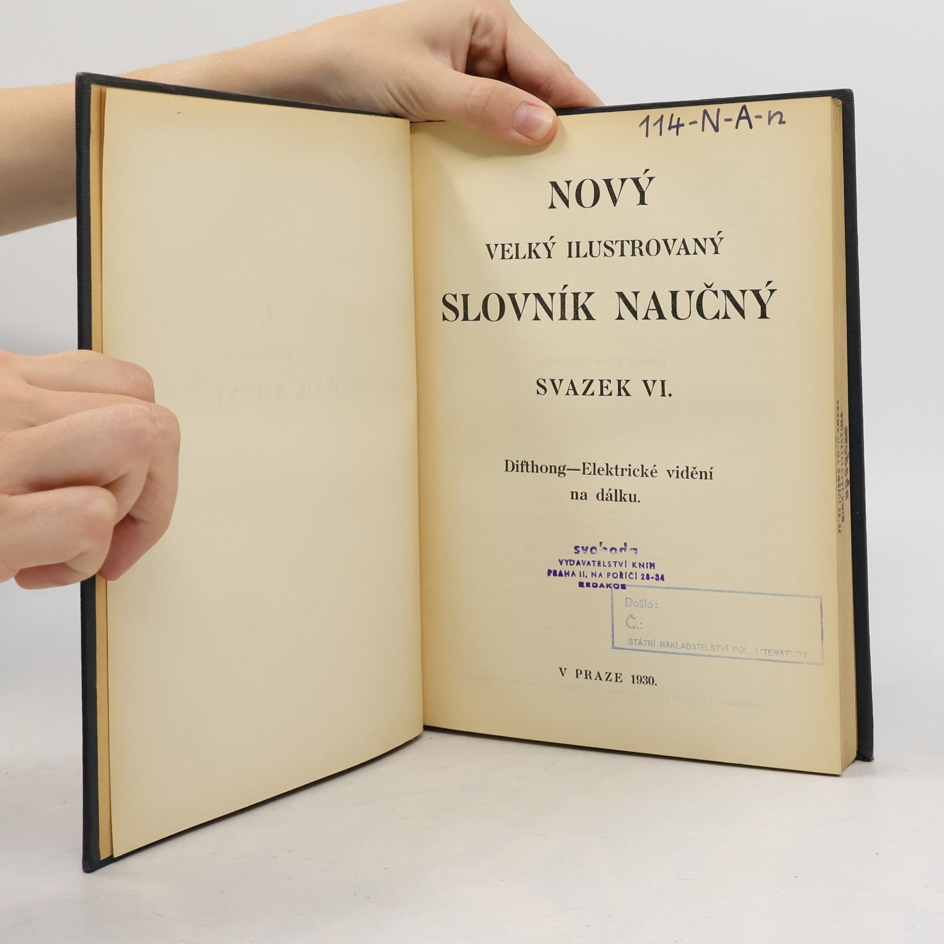 Various authors Nový velký ilustrovaný slovník naučný VI.