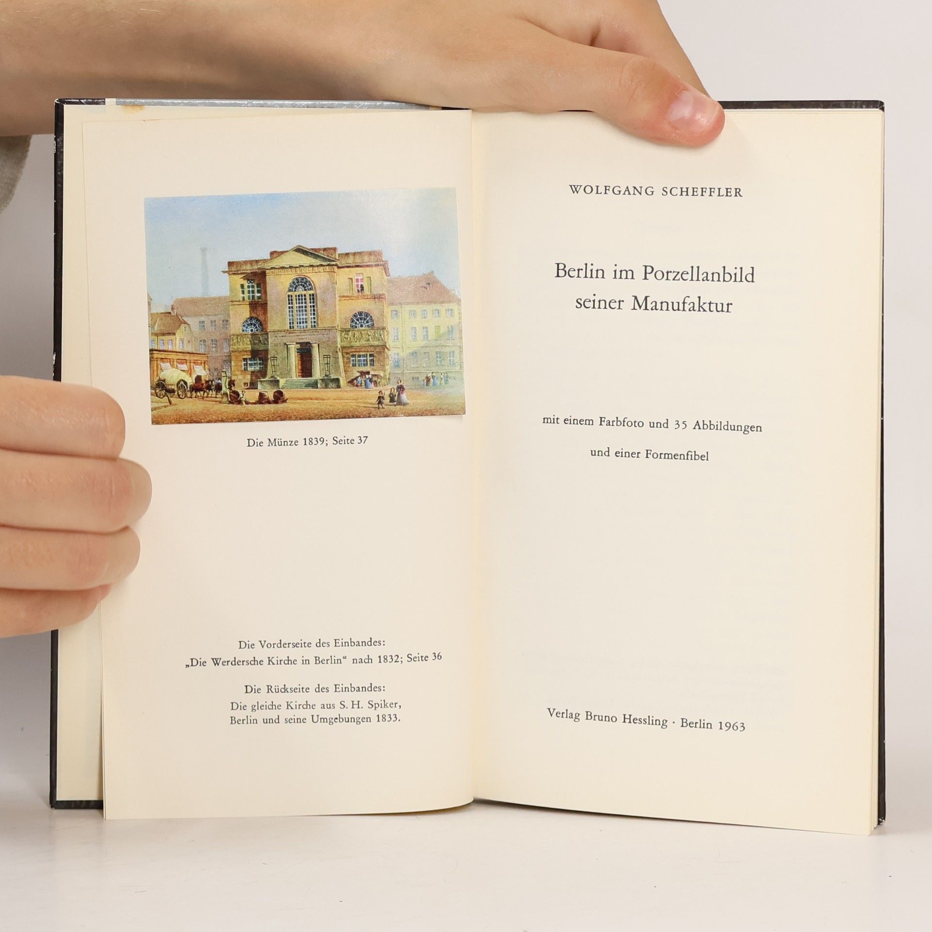 Wolfgang Scheffler Berlin im Porzellanbild seiner Manufaktur