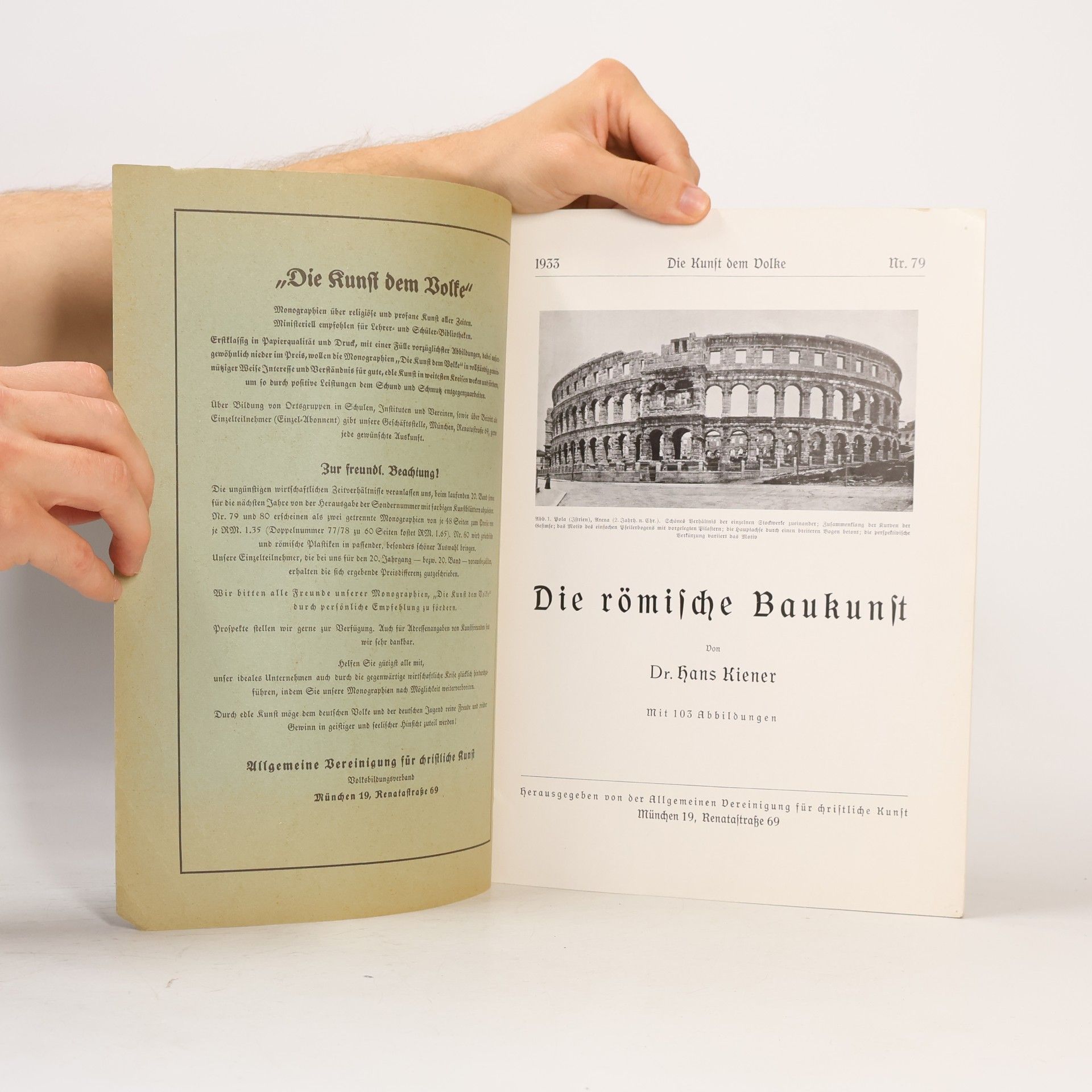 Hans Kiener Römische Baukunst