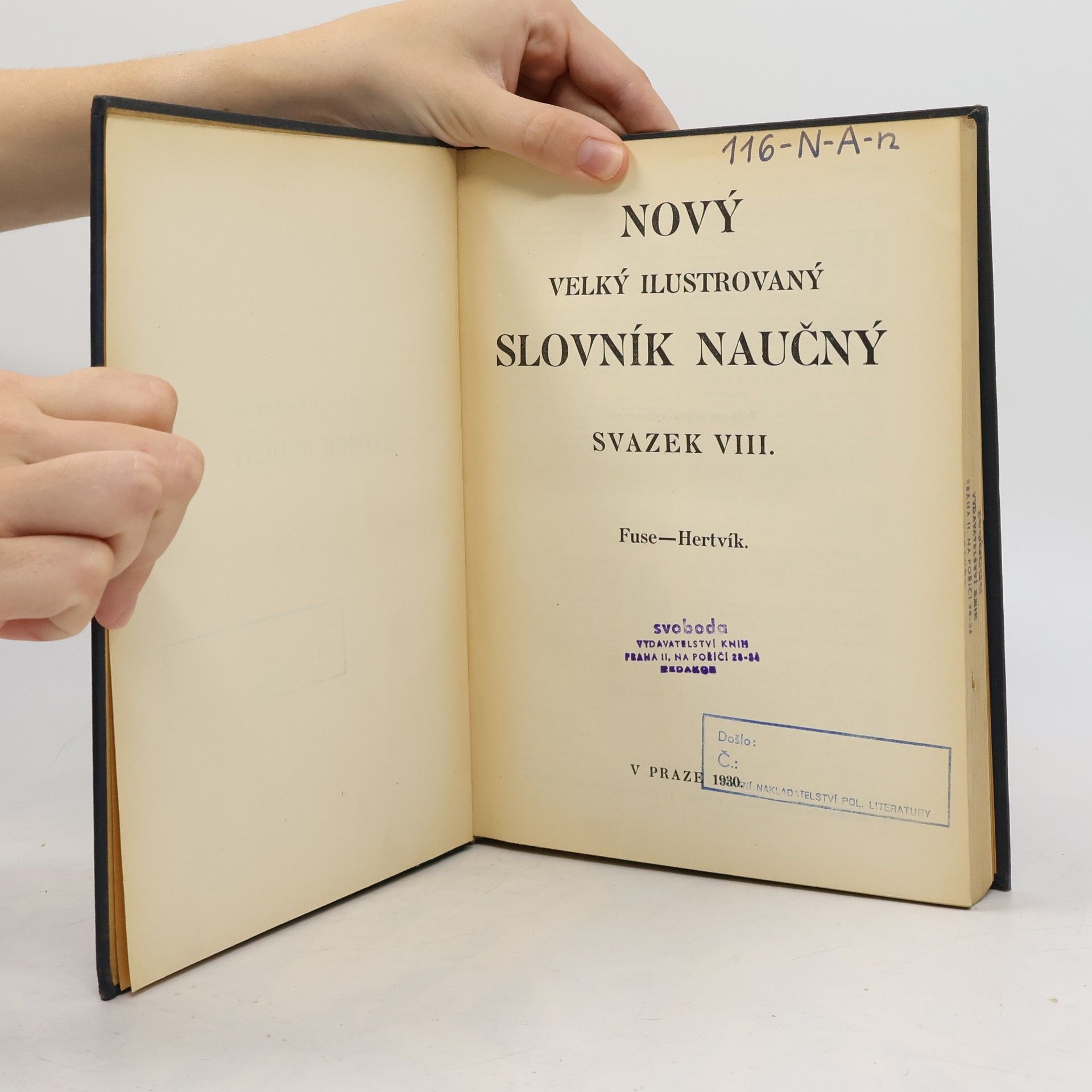 Various authors Nový velký ilustrovaný slovník naučný VIII.