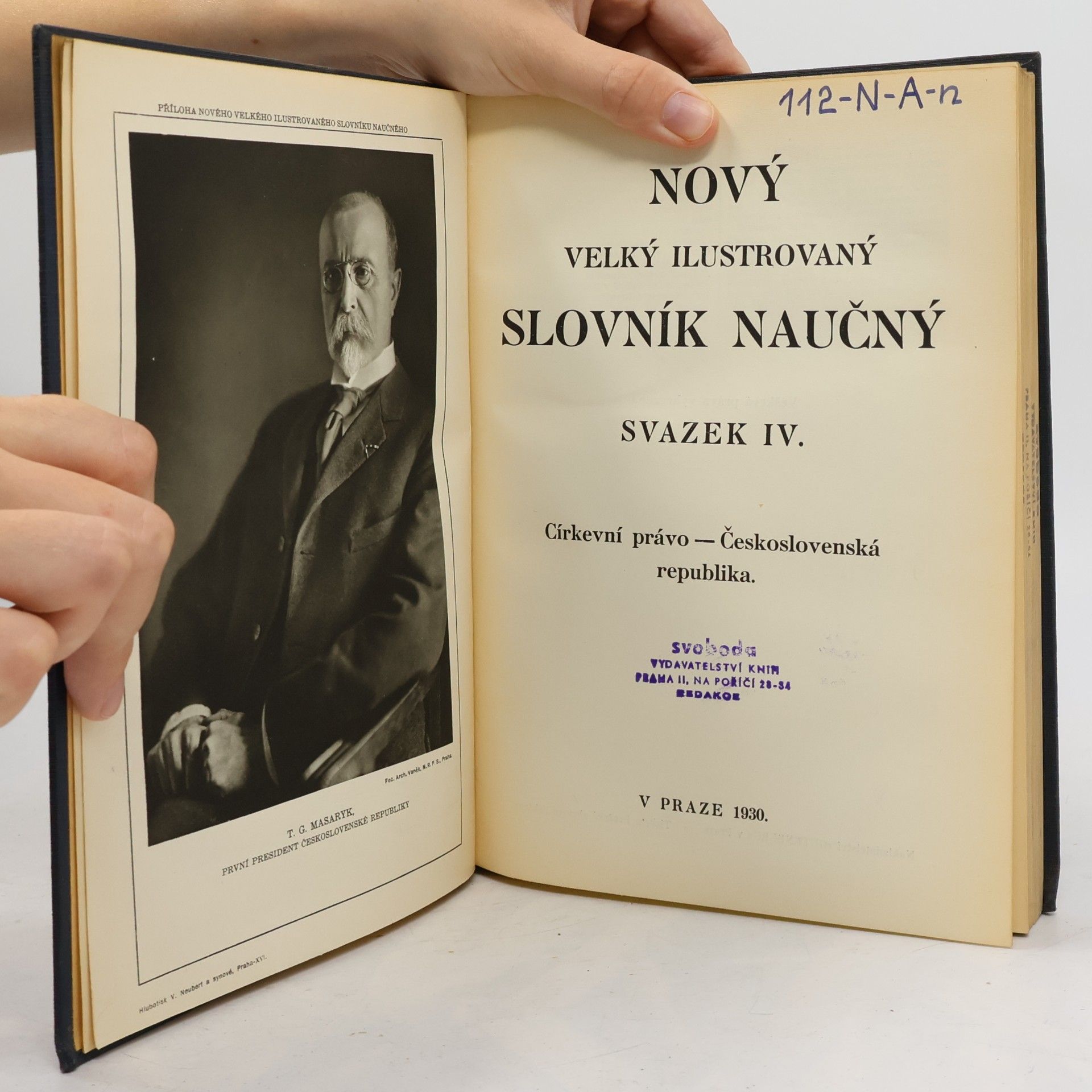 Various authors Nový velký ilustrovaný slovník naučný IV.
