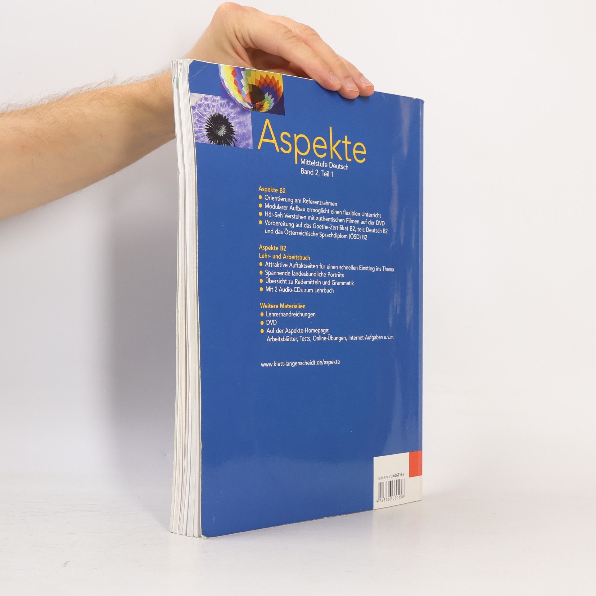 Ute Koithan Aspekte : Mittelstufe Deutsch : Niveau B2. Lehr- und Arbeitsbuch 2. Teil 1