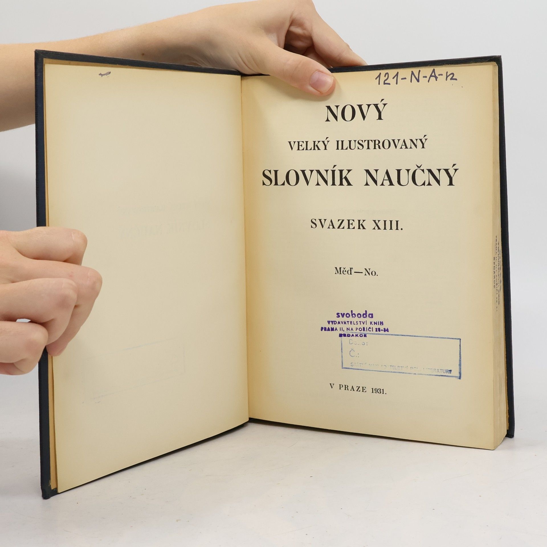Various authors Nový velký ilustrovaný slovník naučný XIII.