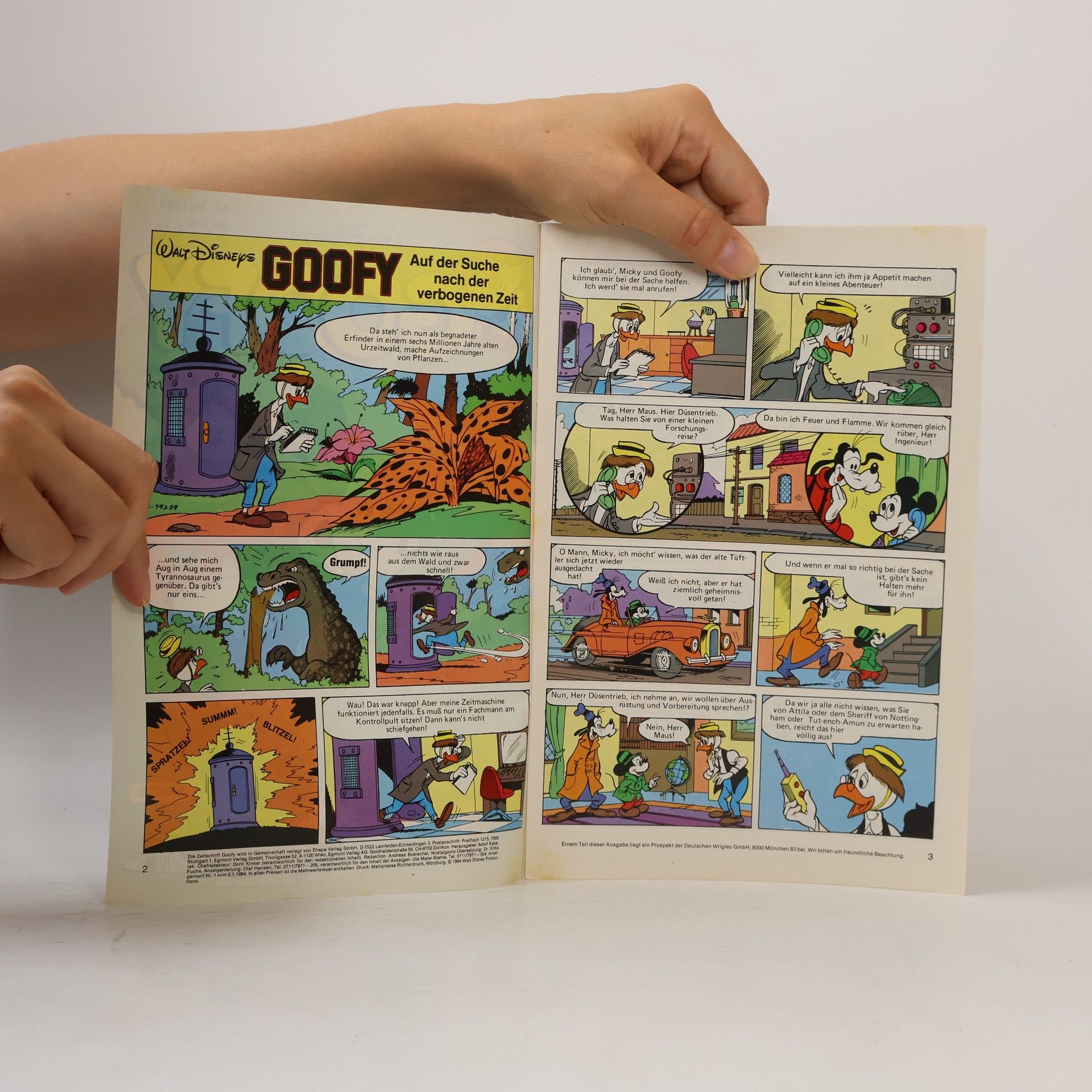 Walt Disney Goofy 10/1984