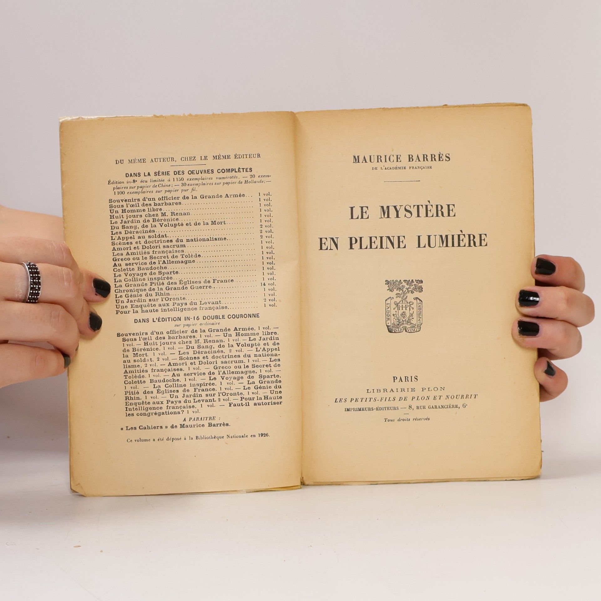 AA.VV. Le mystère en pleine lumière
