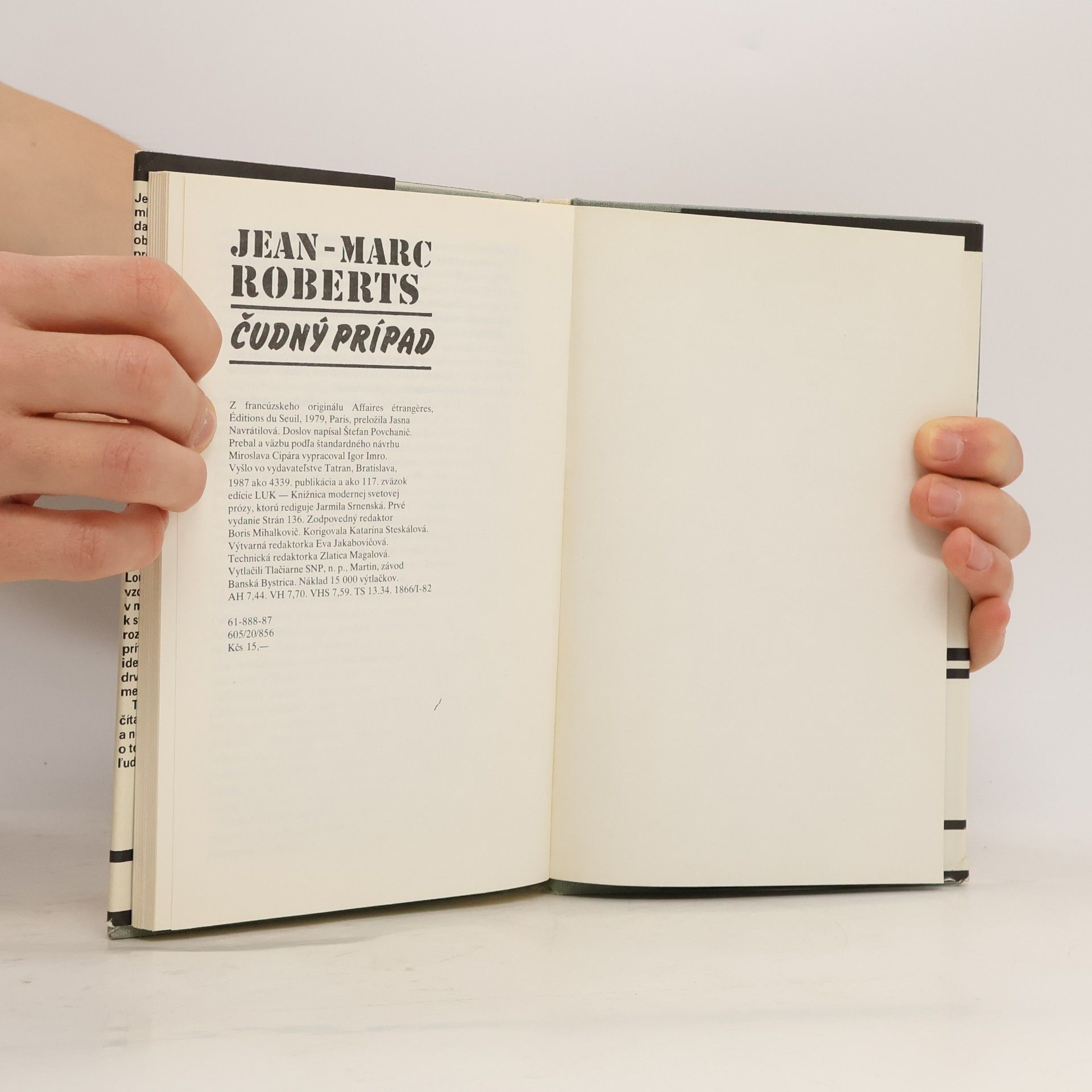 JeanMarc Roberts Čudný prípad
