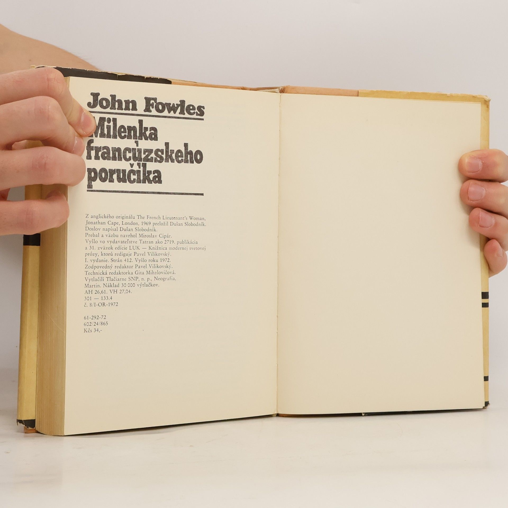 John Fowles Milenka francúzského poručíka