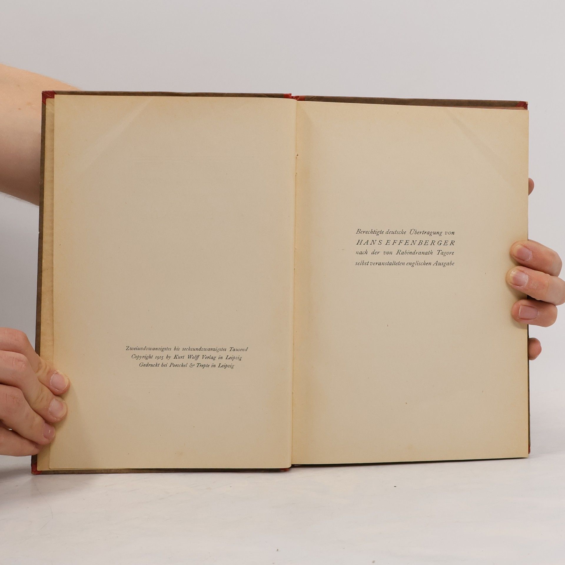 Rabindranath Tagore Der zunehmende Mond