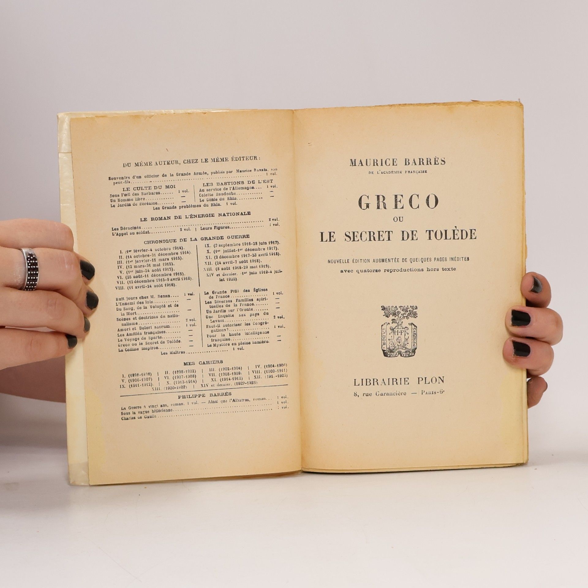 Various authors Greco es le secret de Toléde