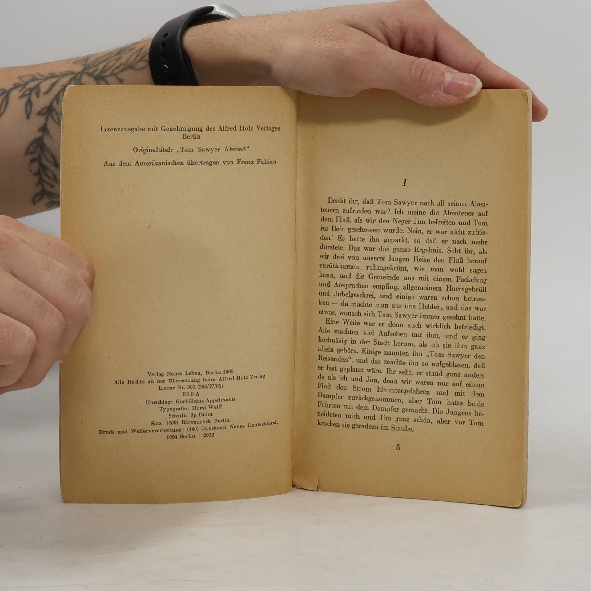Mark Twain Tom Sawyer im Ausland