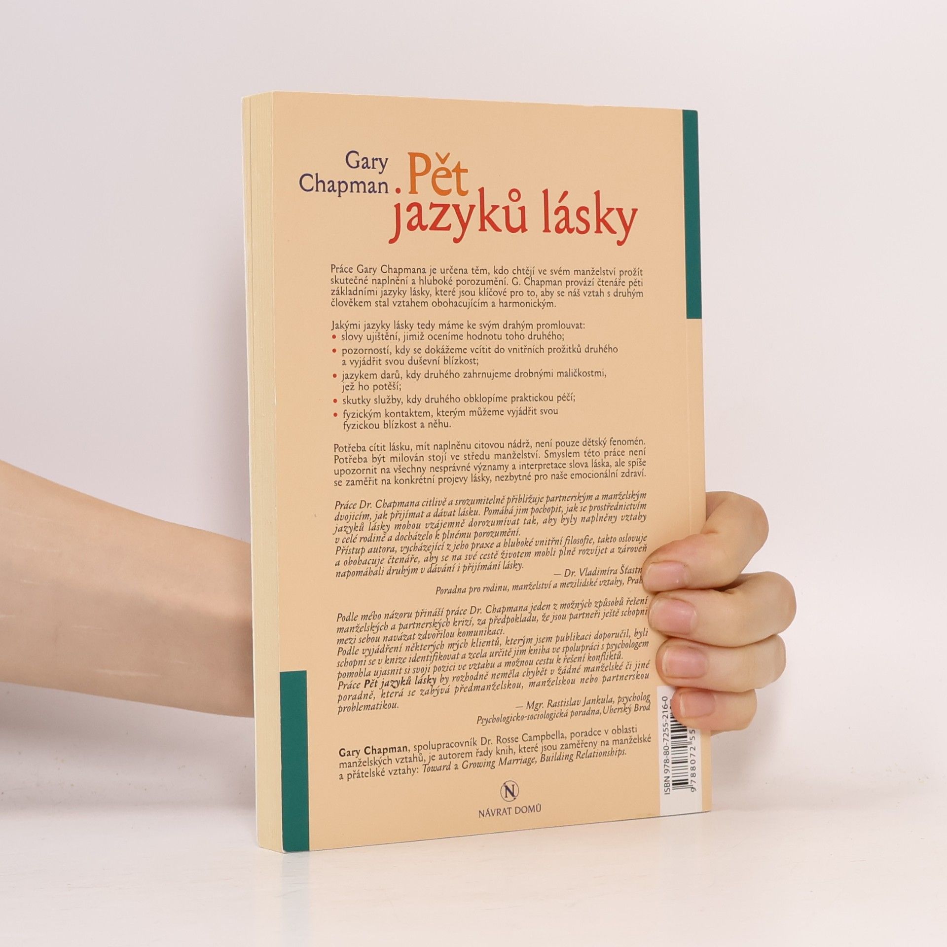 Gary Chapman Pět jazyků lásky