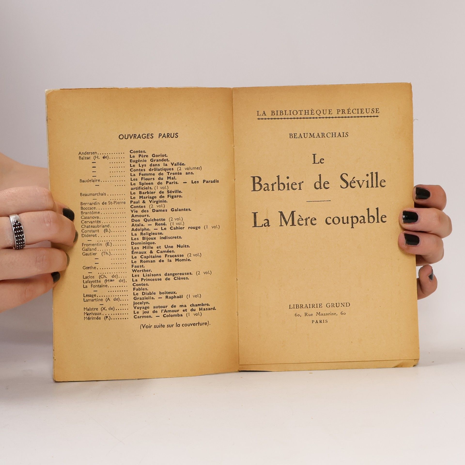 Pierre-Augustin Caron de Beaumarchais Le Barbier de Séville. La Mère coupable