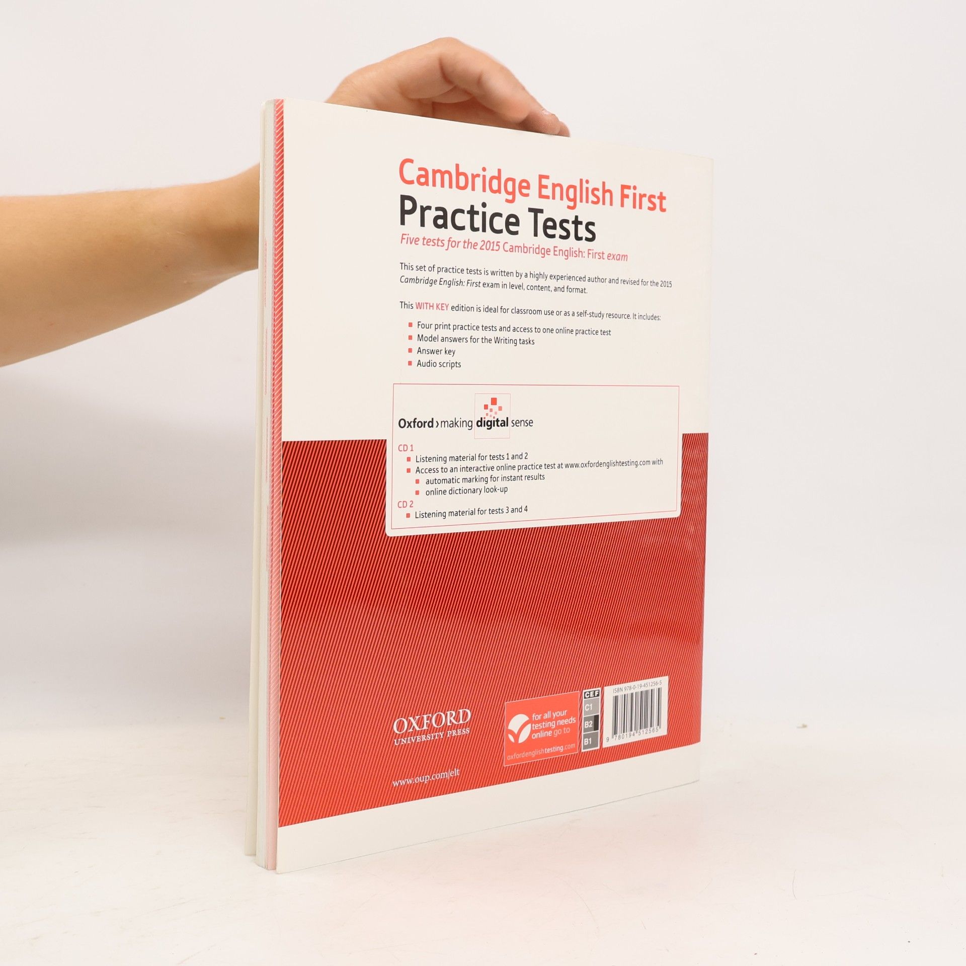 Mark Harrison Cambridge English First Practice Tests with Answer Key and Audio CD