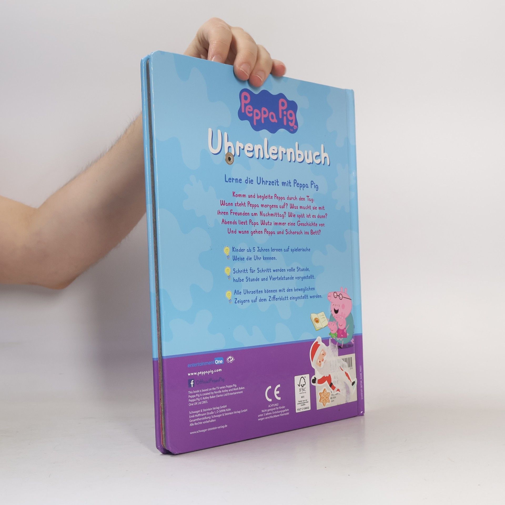 AA.VV. Peppa Pig Uhren Lernbuch