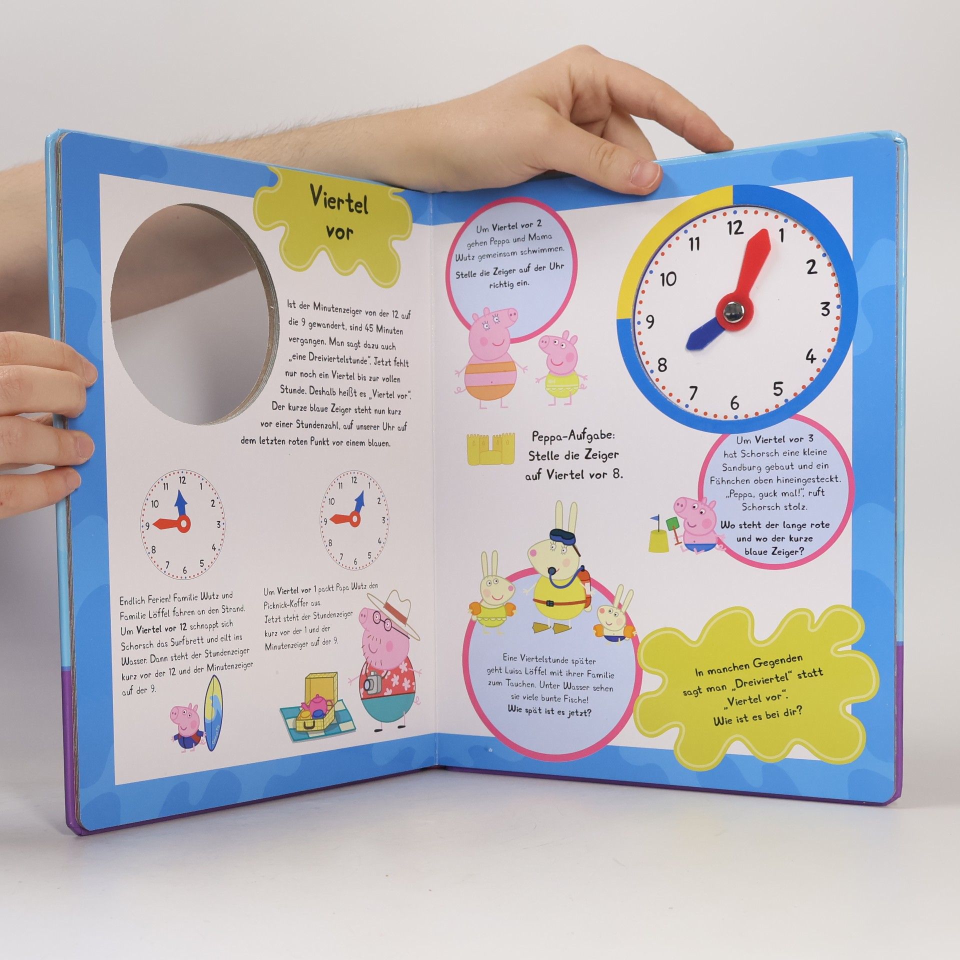 AA.VV. Peppa Pig Uhren Lernbuch