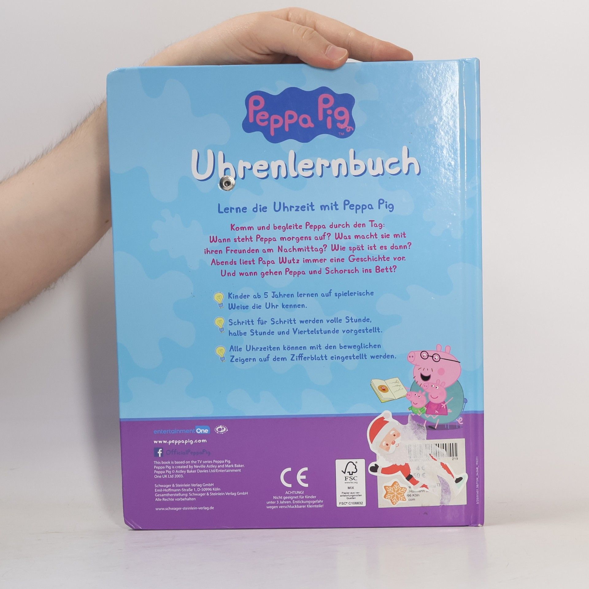 AA.VV. Peppa Pig Uhren Lernbuch