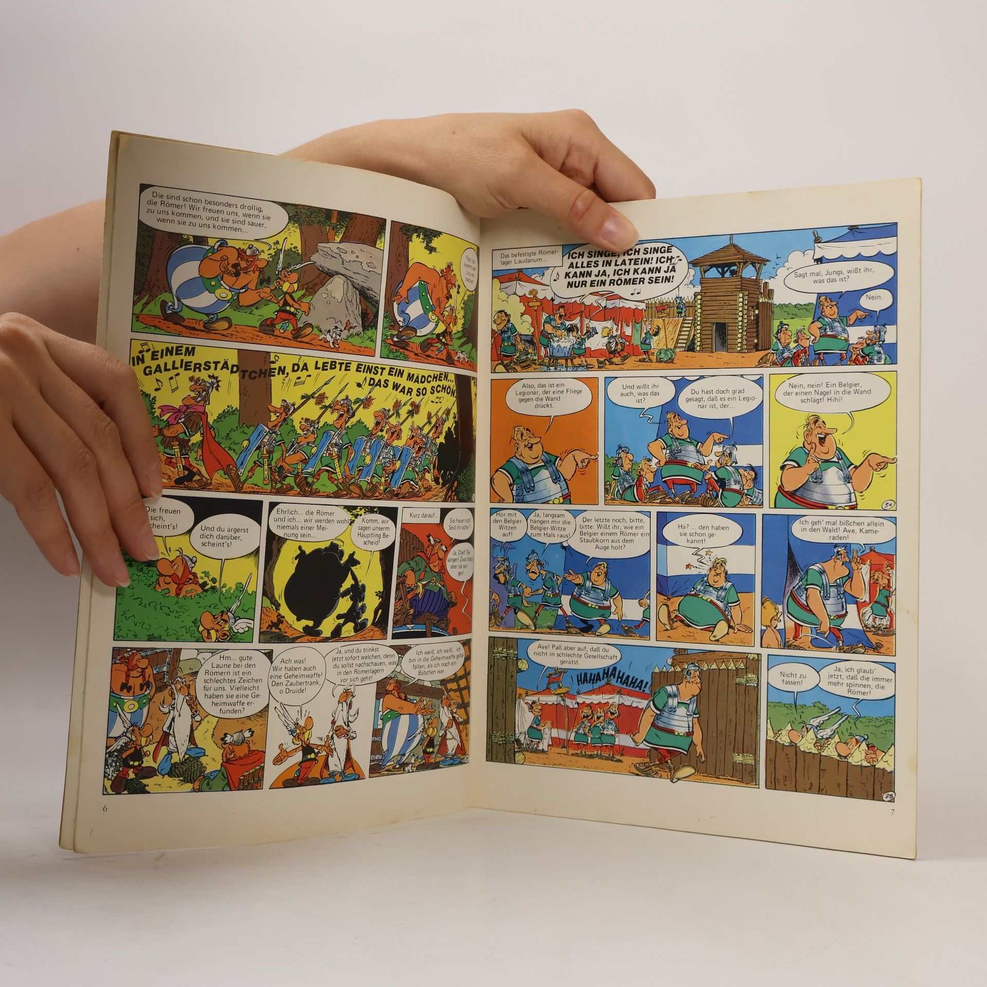 René Goscinny Asterix bei den Belgiern