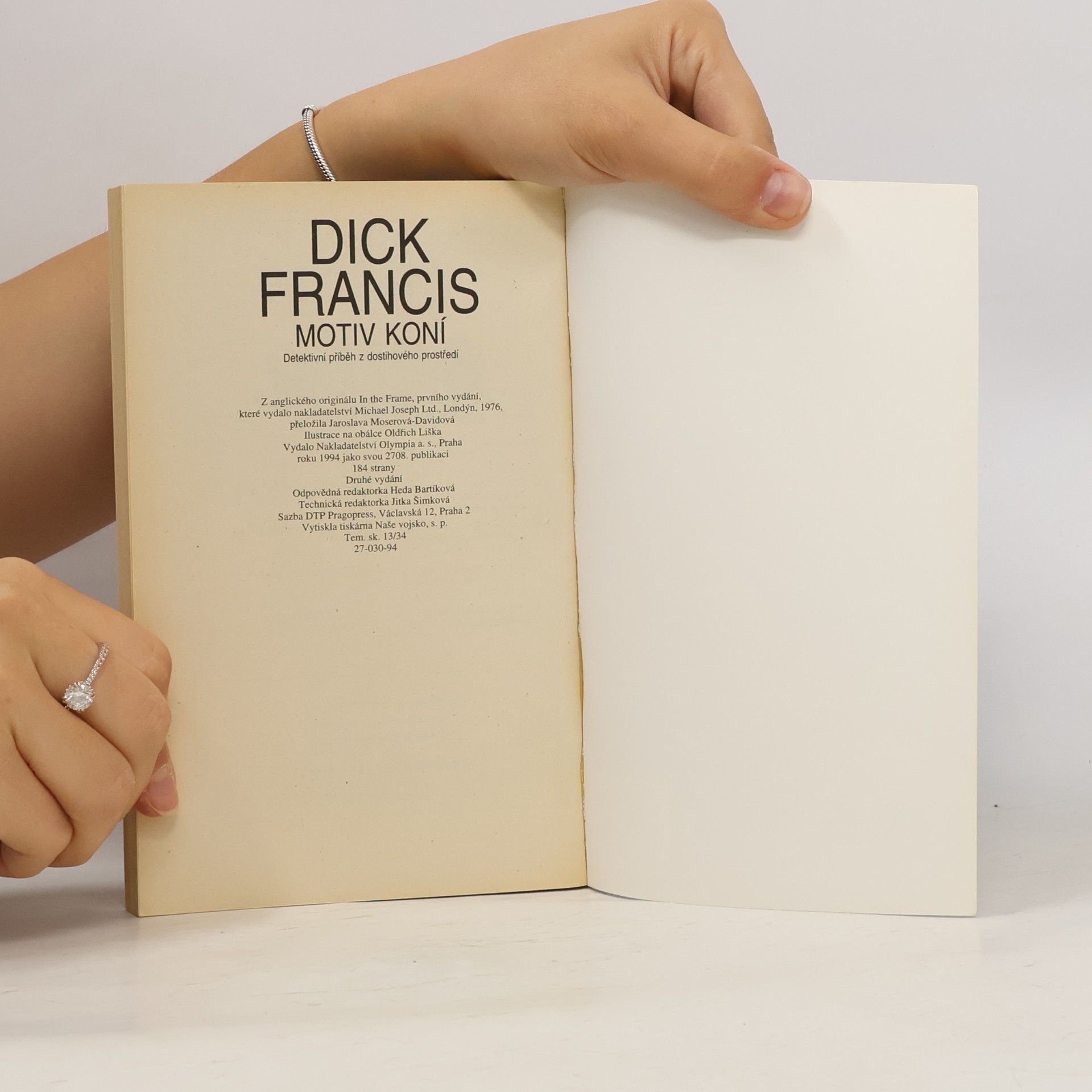 Dick Francis Motiv koní