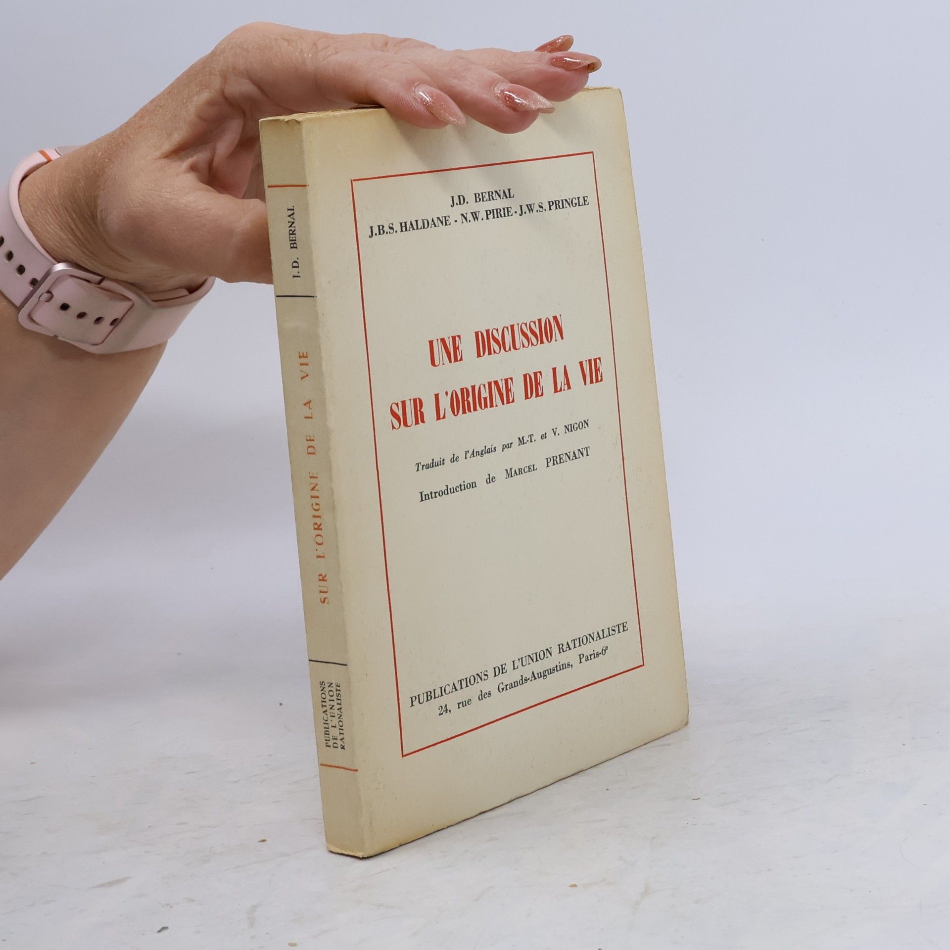 AA.VV. Une discussion sur l'origine de la vie