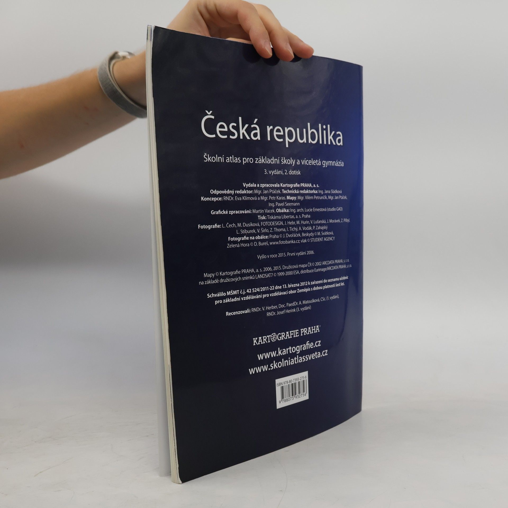 Autores varios Česká republika školní atlas pro základní školy a víceletá gymnázia