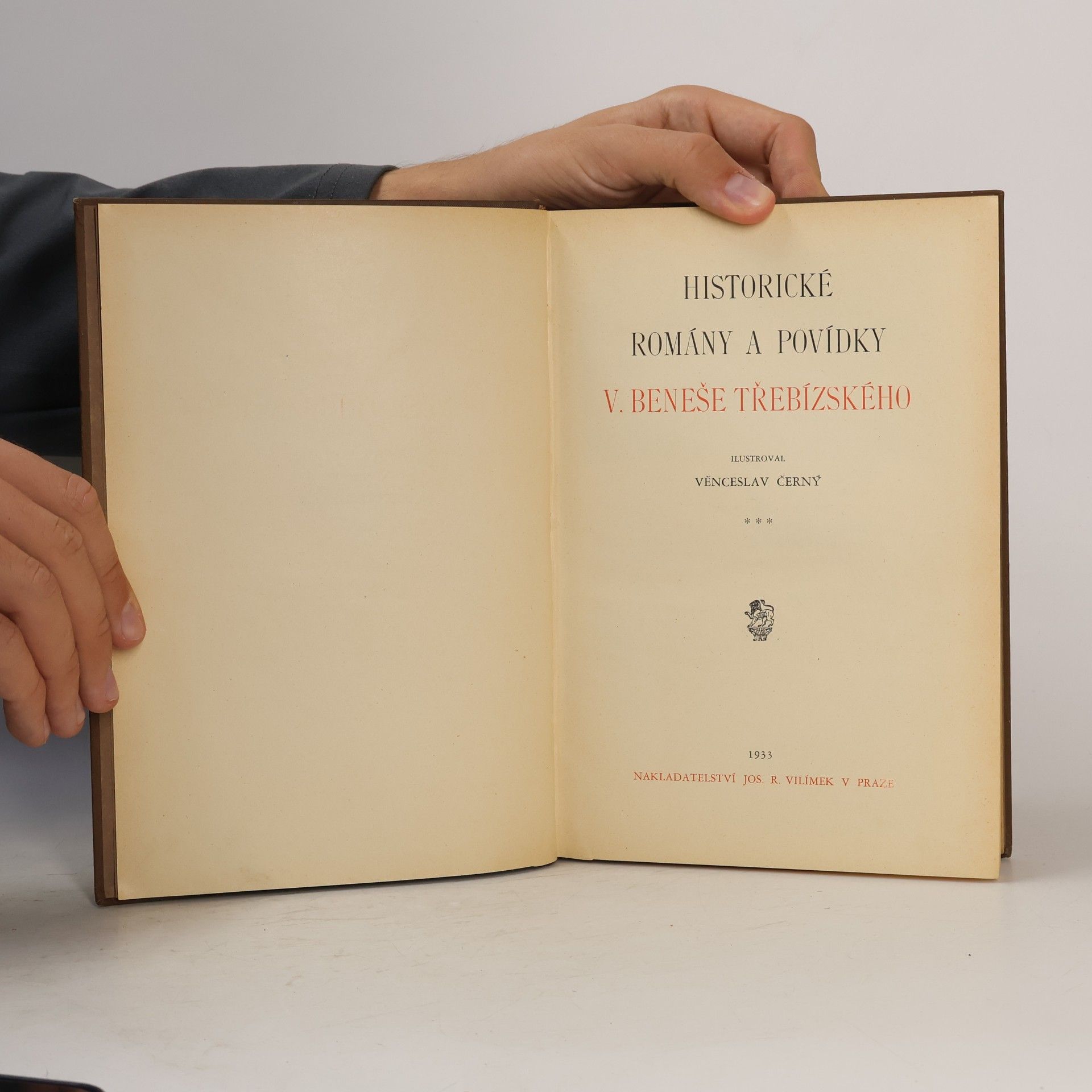 Věnceslav Černý Historické romány a povídky V. Beneše Třebízského III.