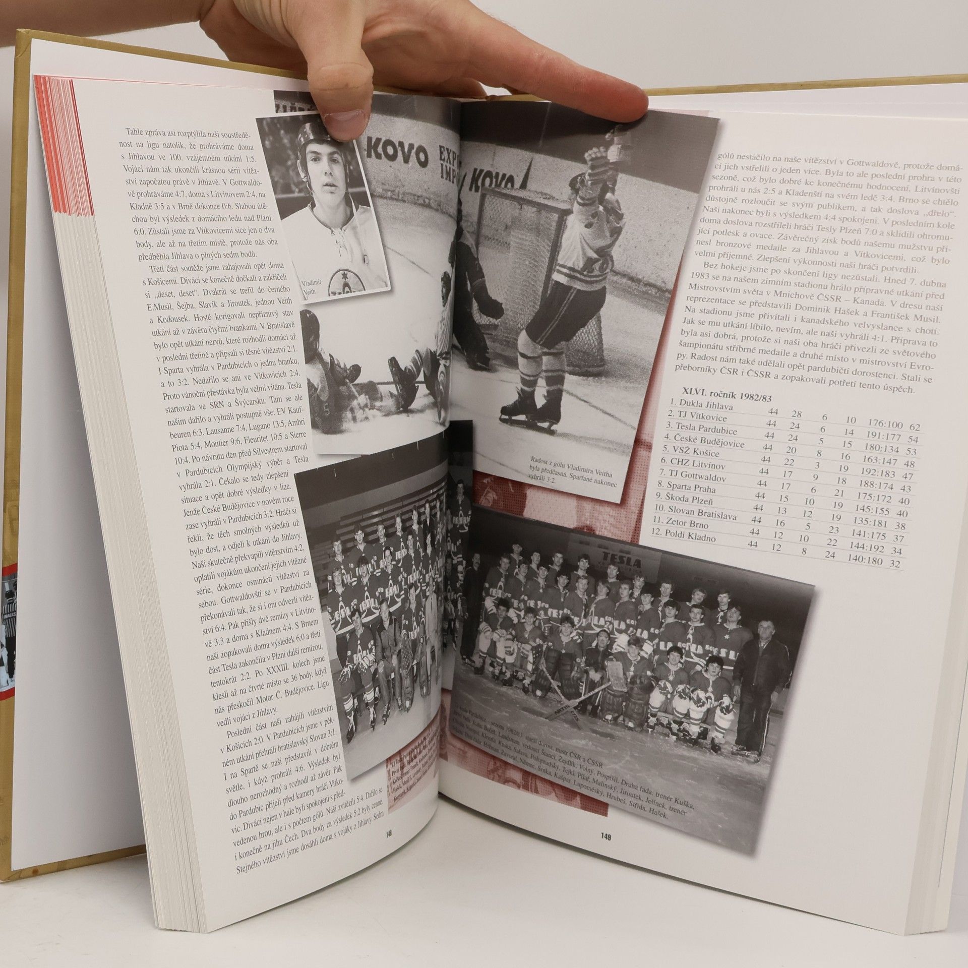 Milan Černický Historie pardubického hokeje : 1923-2004