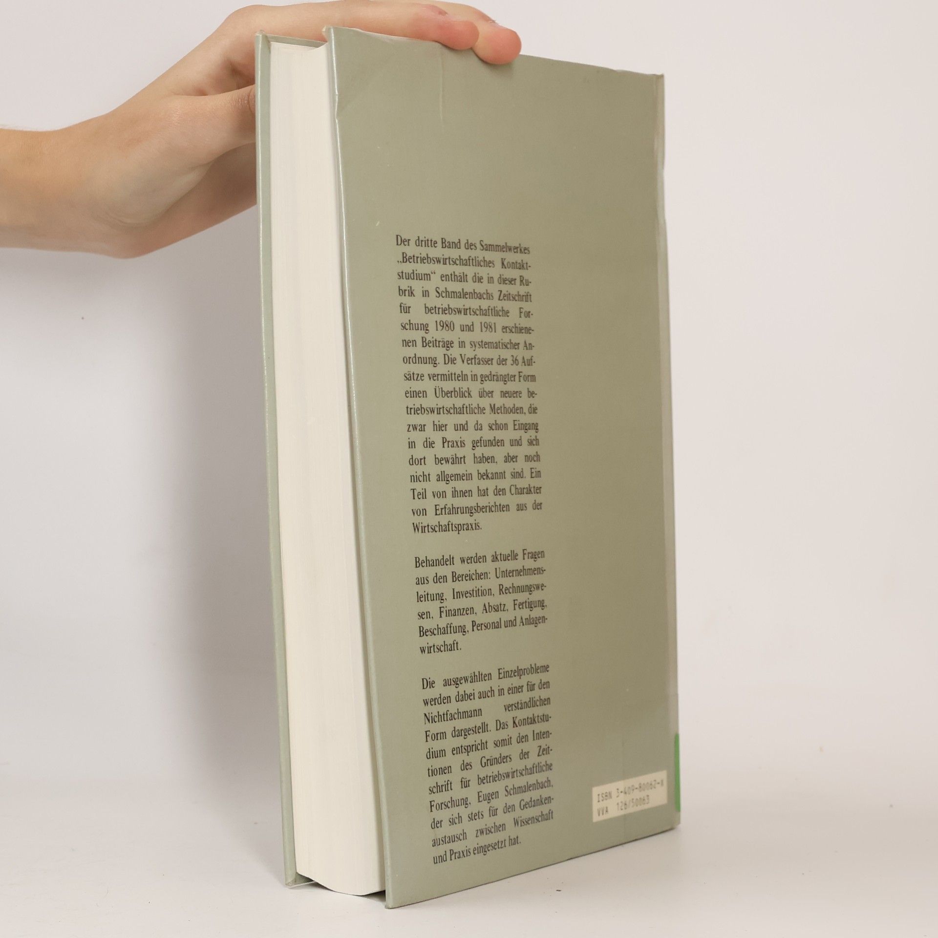 Marcus Bierich Betriebswirtschaftliches Kontaktstudium