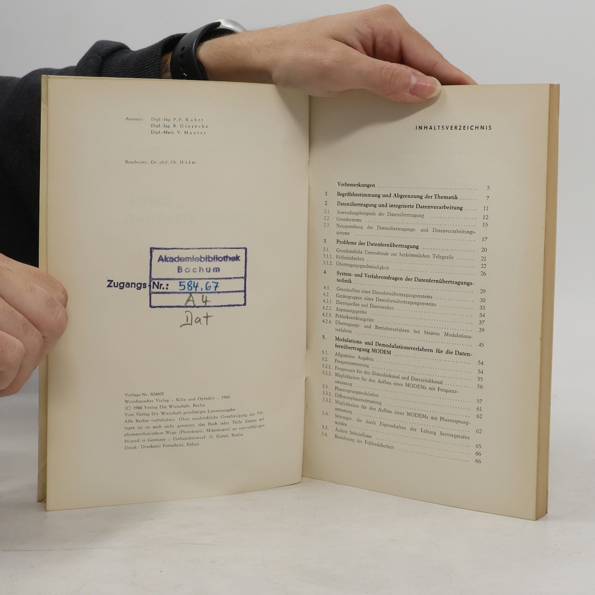 Various authors Datenfernübertragung