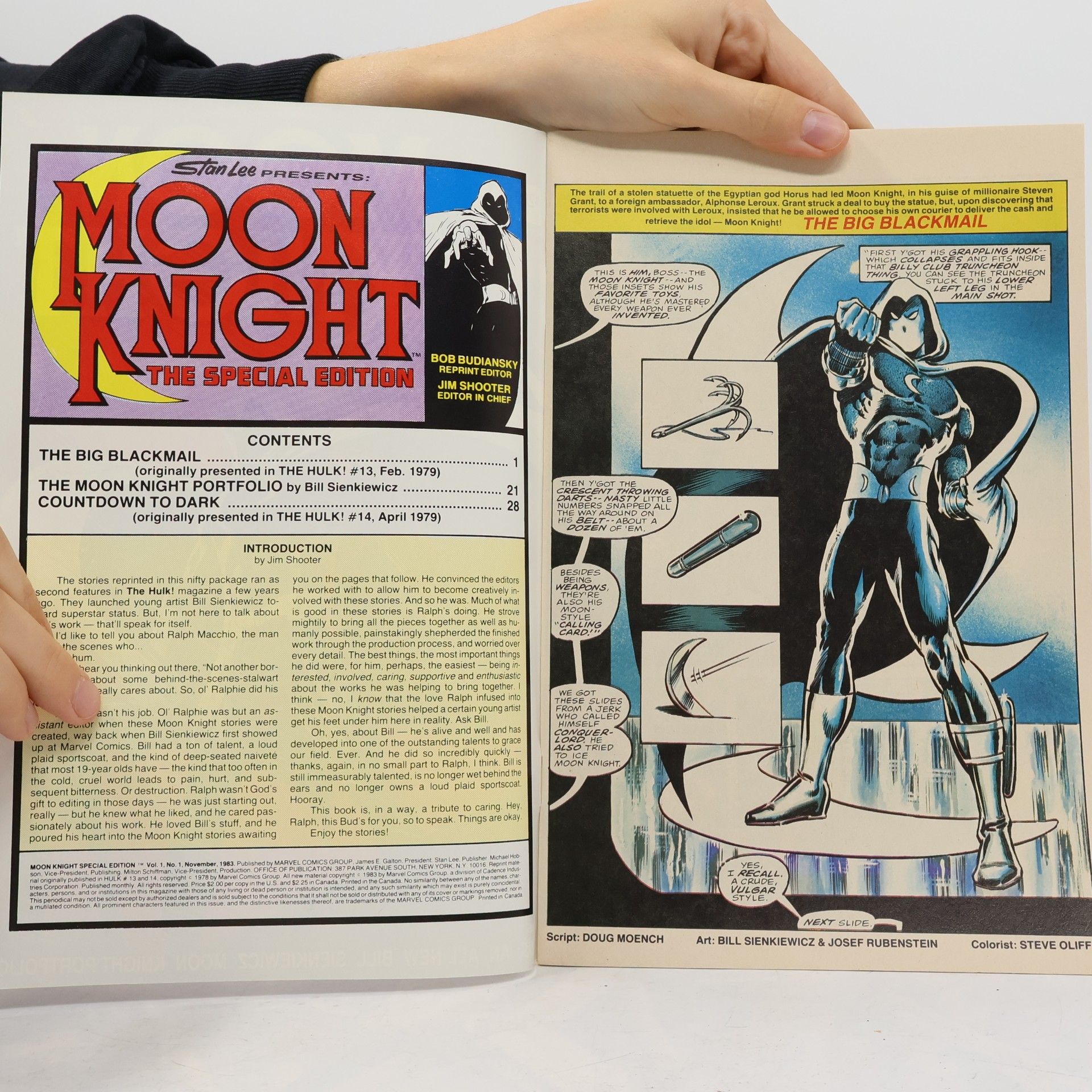 Doug Moench Moon Knight Special Edition No. 1