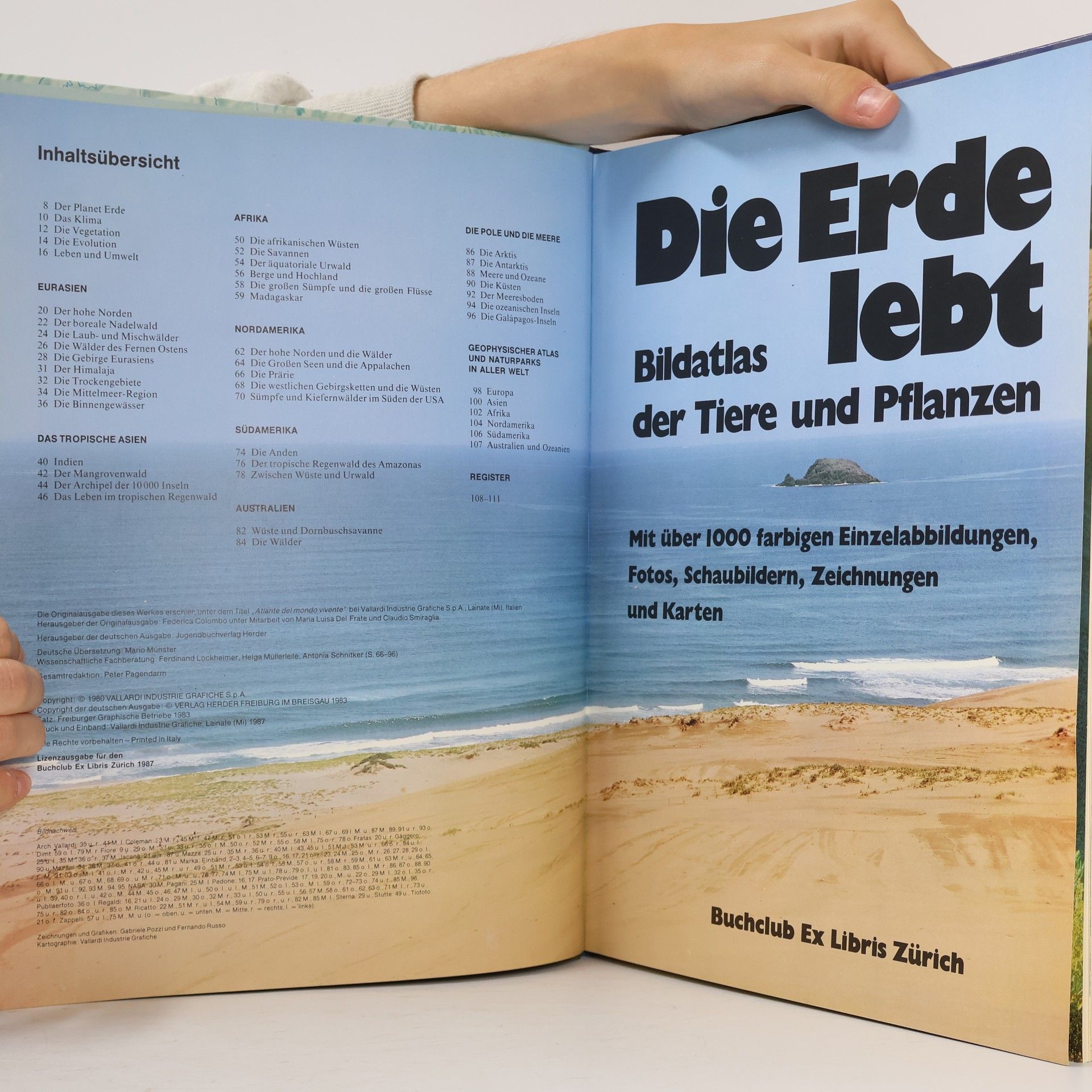 Autorenkollektiv Die Erde lebt. Bildatlas det Tiere und Pflanzen