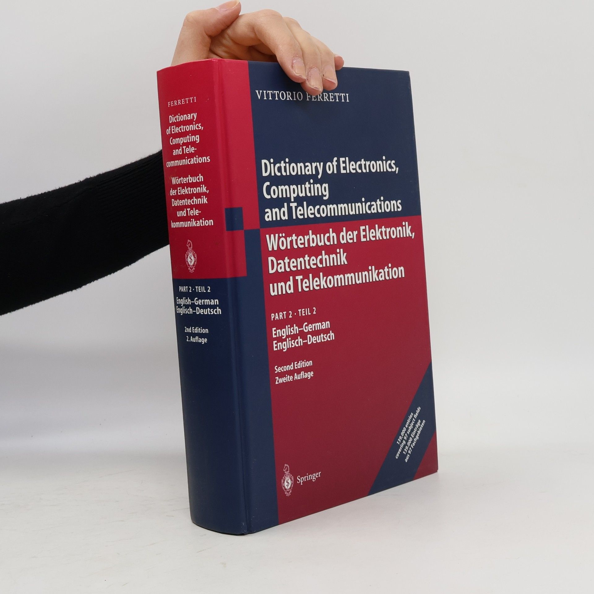 Vittorio Ferretti Dictionary of electronics, computing and telecommunications 2
