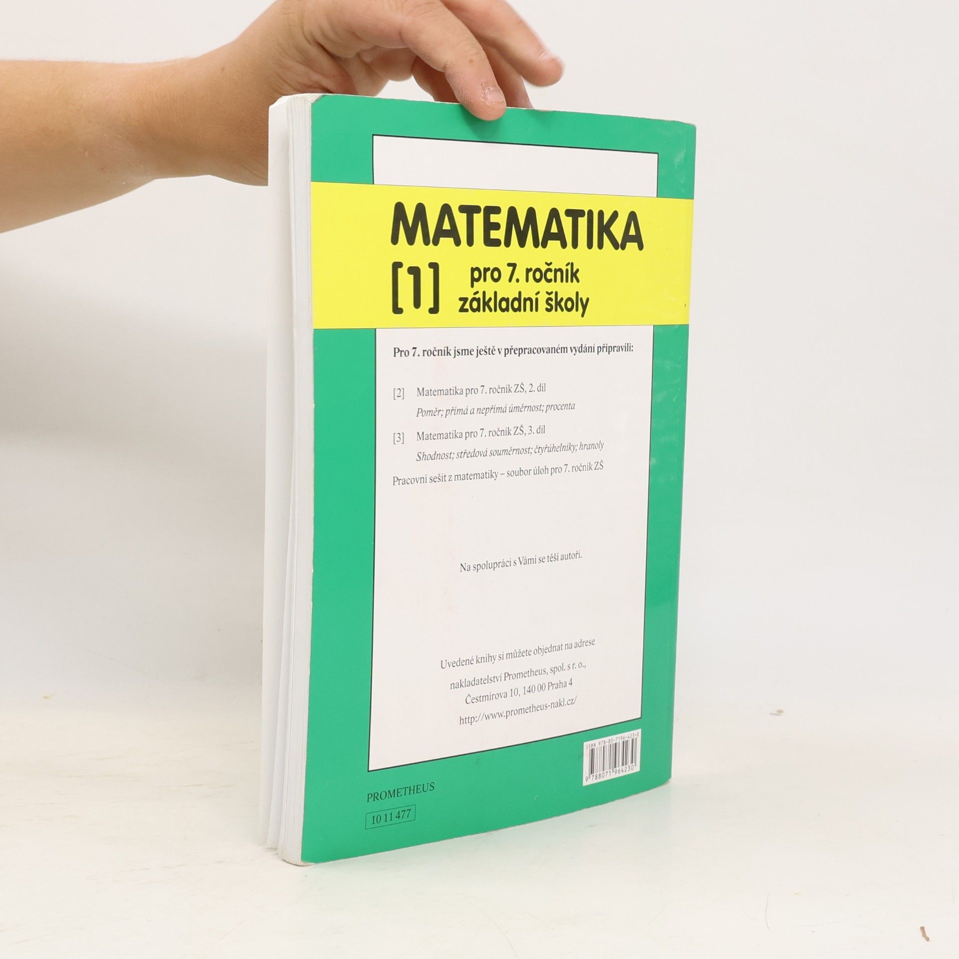 Oldřich Odvárko Matematika pro 7. ročník základní školy 1. Zlomky, celá čísla, racionální čísla