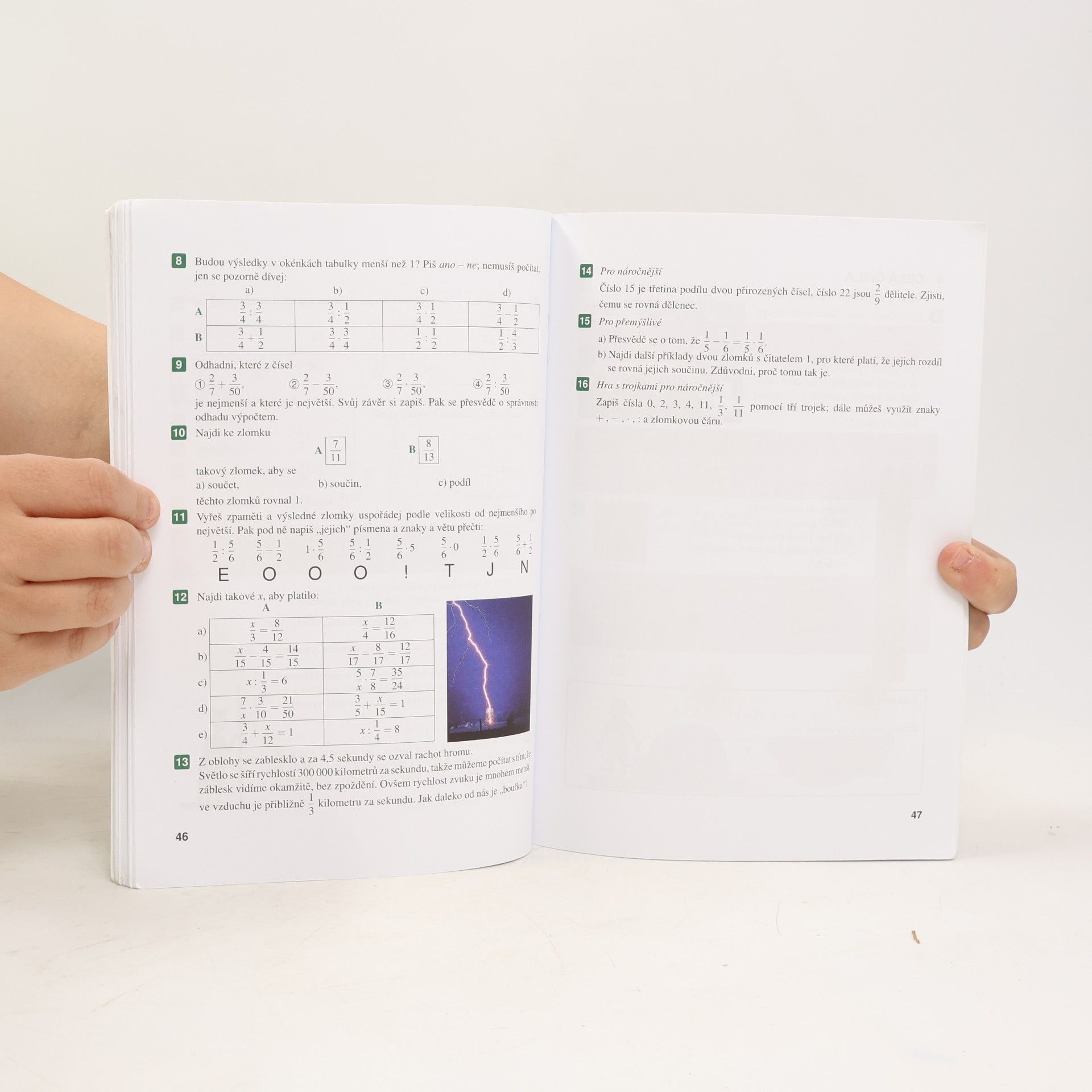 Oldřich Odvárko Matematika pro 7. ročník základní školy 1. Zlomky, celá čísla, racionální čísla