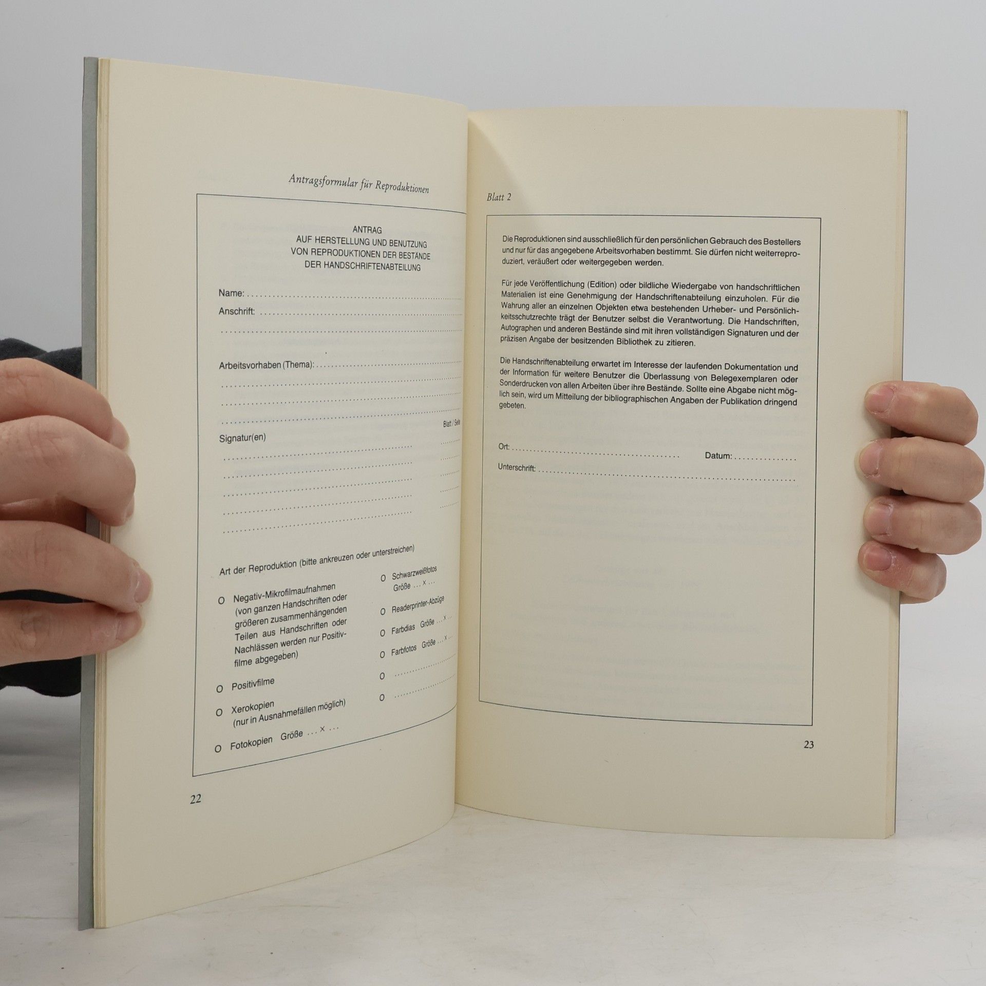 Deutsches Bibliotheksinstitut. Kommission für Handschriftenfragen. Zeitschrift für Bibliothekswesen und Bibliographie - 30: Zur Praxis des Handschriftenbibliothekars
