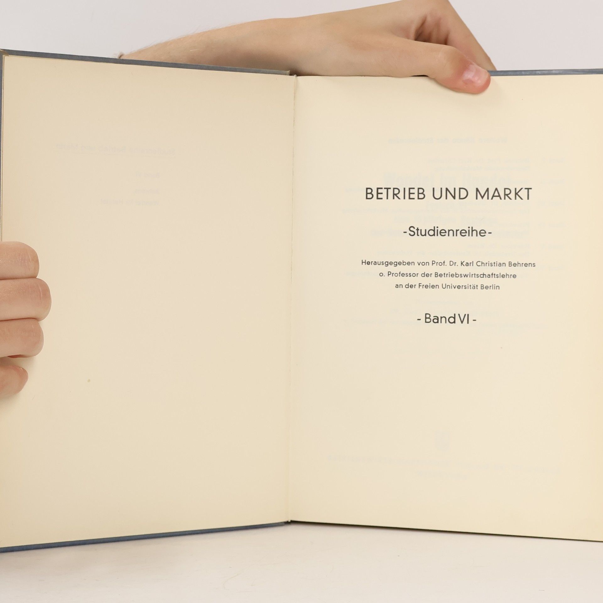 Karl Christian Behrens Wandel im Handel