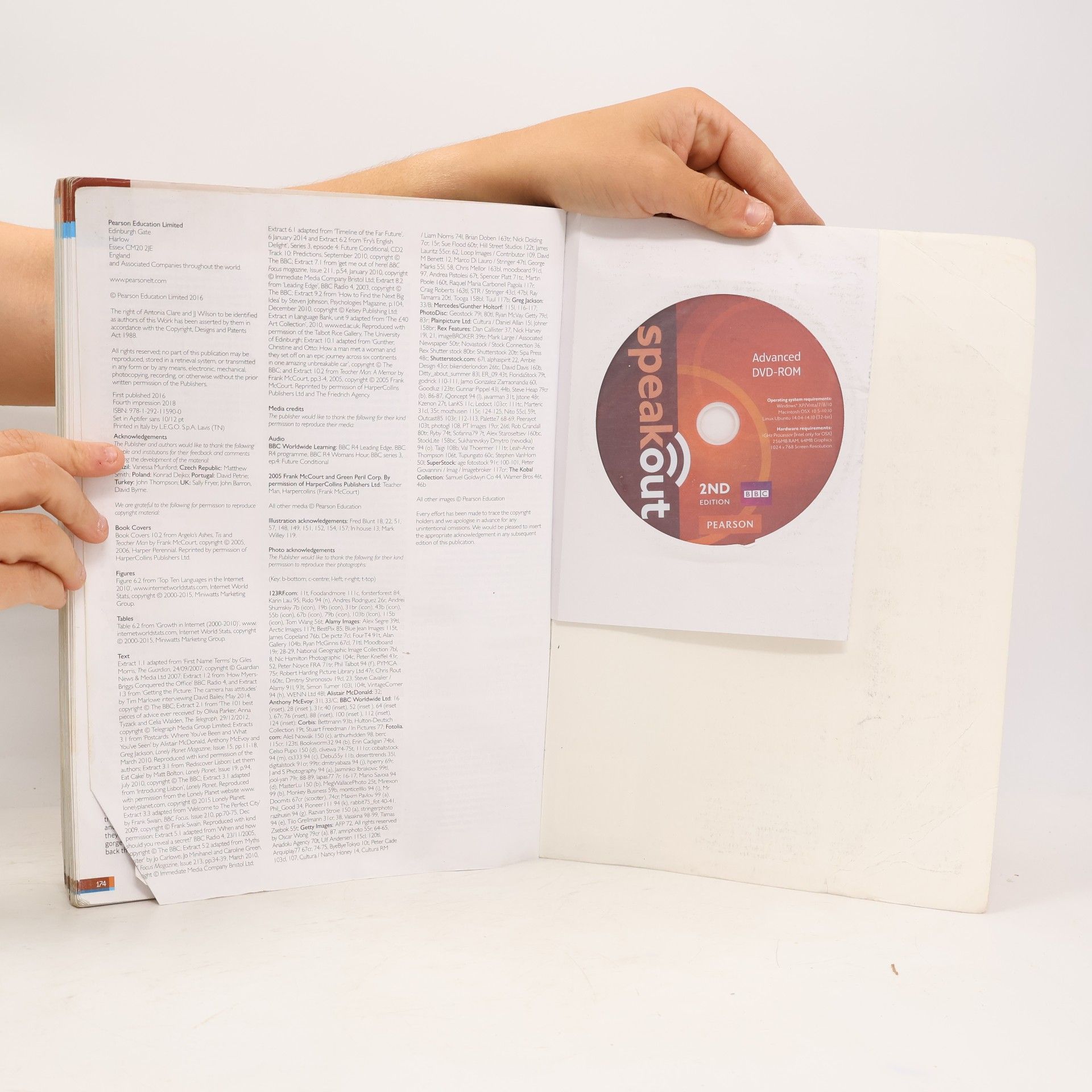 Antonia Clare Speakout 2nd Edition Advanced Students´ Book w/ DVD-ROM Pack