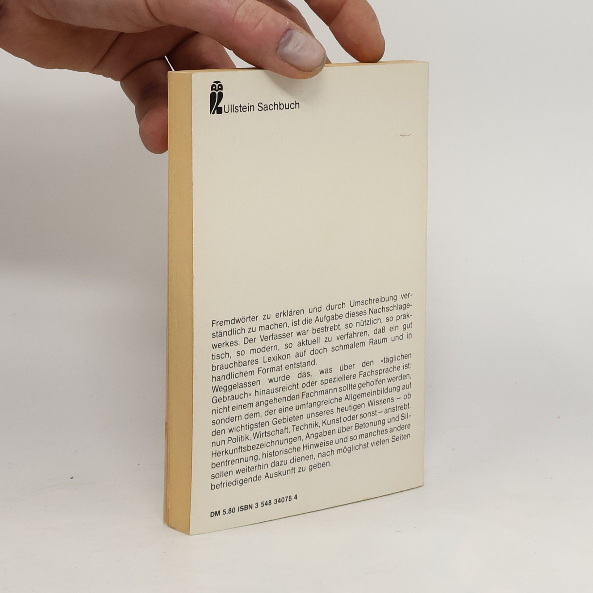 Roland Schacht Ullstein Fremdwörter-Lexikon