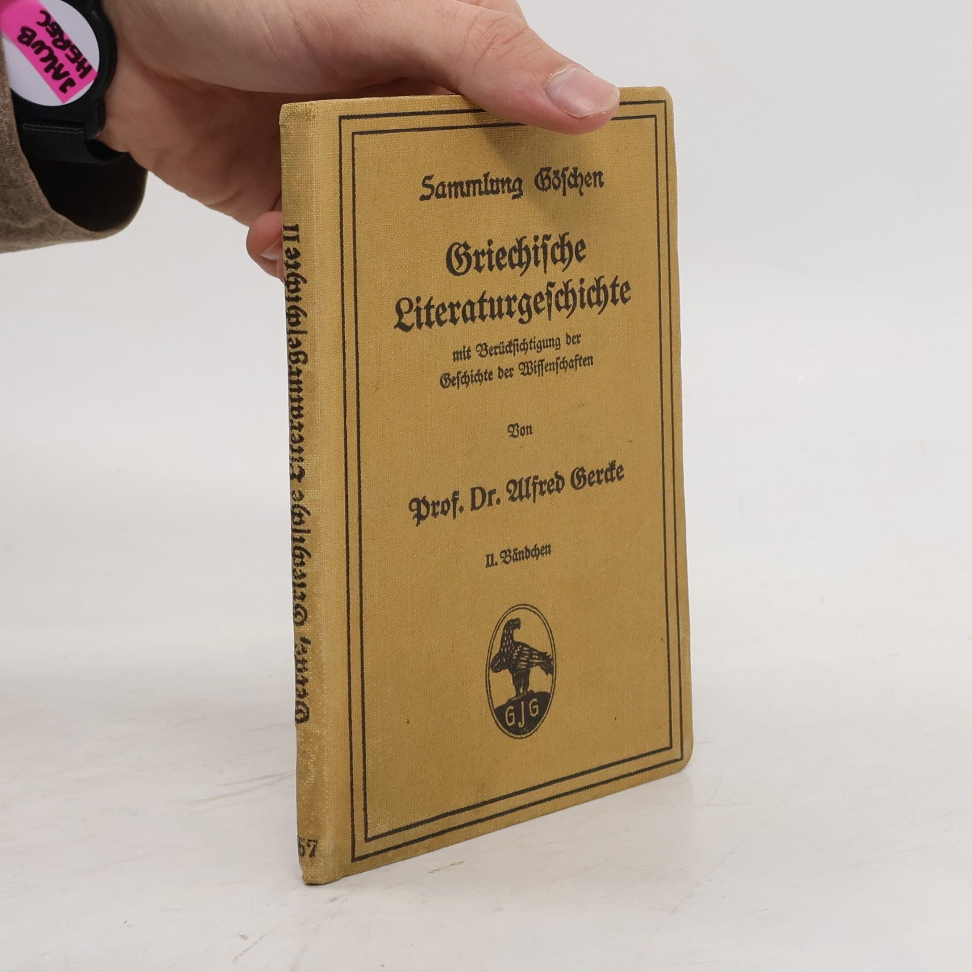 Alfred Gercke Griechische Literaturgeschichte