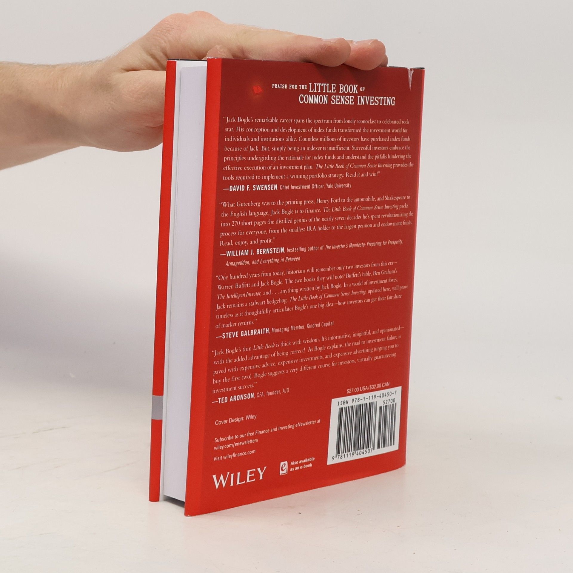 John C. Bogle The little book of common sense investing : the only way to guarantee your fair share of stock market returns