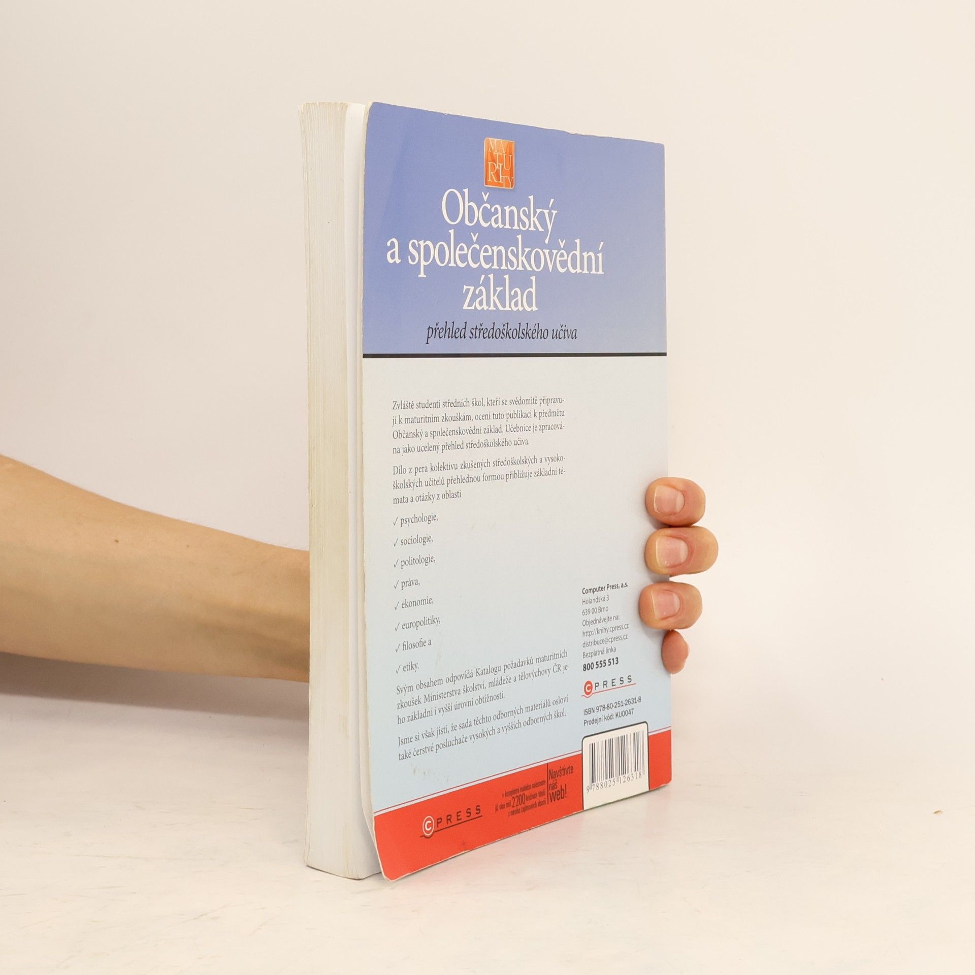 Klára Bartoníčková Občanský a společenskovědní základ. Přehled středoškolského učiva