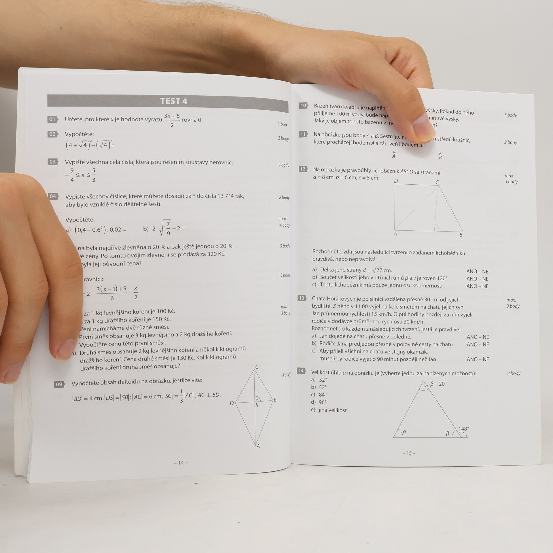 Martin Dytrych Testy pro deváťáky k jednotným přijímacím zkouškám. Matematika. 515 úloh