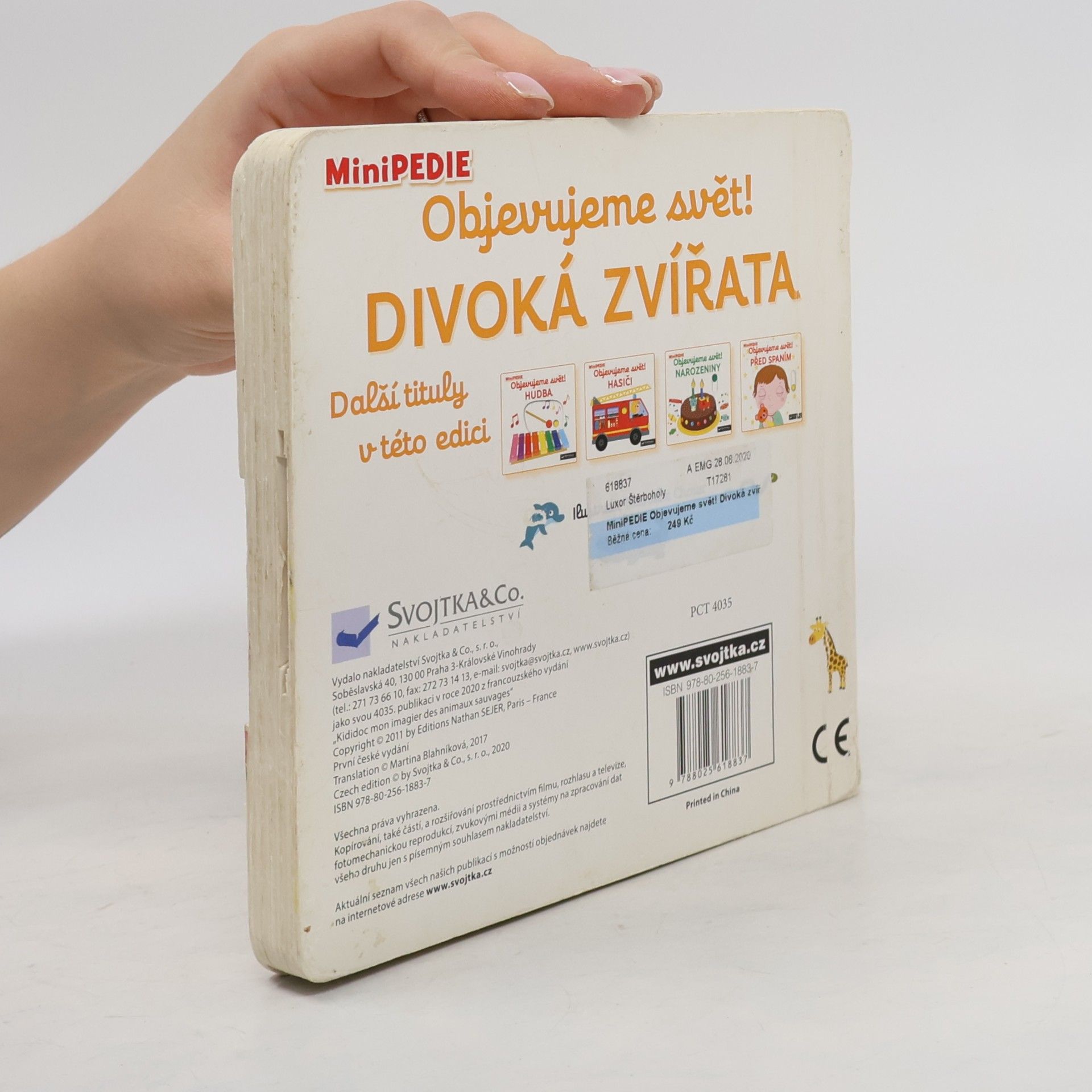 Nathalie Choux Objevujeme svět! Divoká zvířata