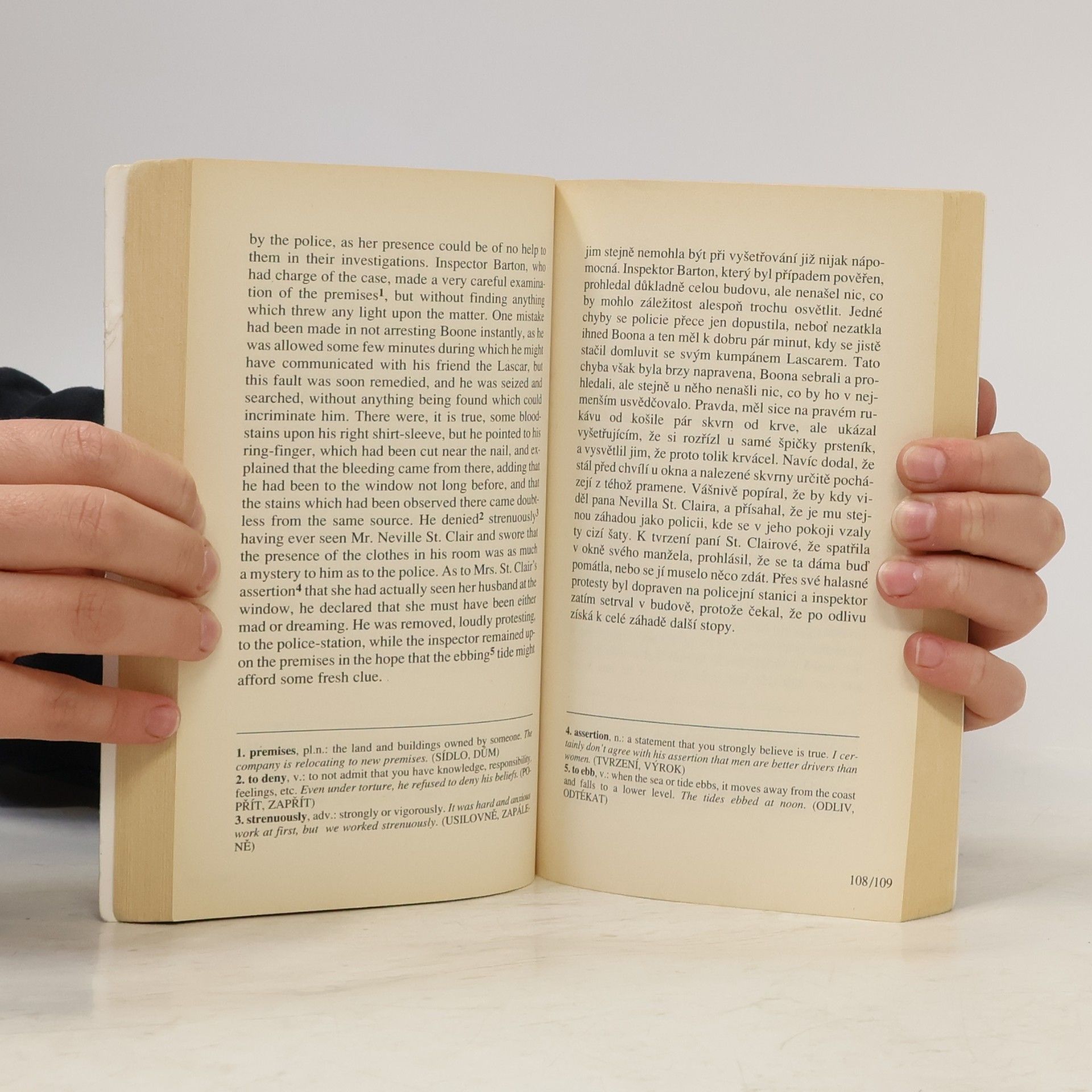 Arthur Conan Doyle The Cases of Sherlock Holmes. The Adventure of the Blue Carbuncle = Modrá karbunkule