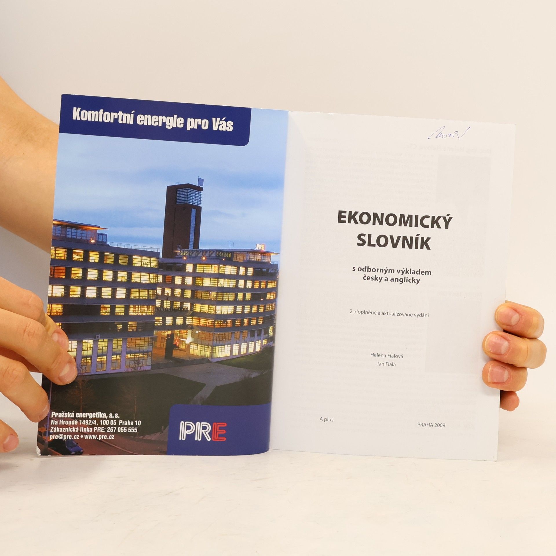 Jan Fiala Ekonomický slovník s odborným výkladem česky a anglicky