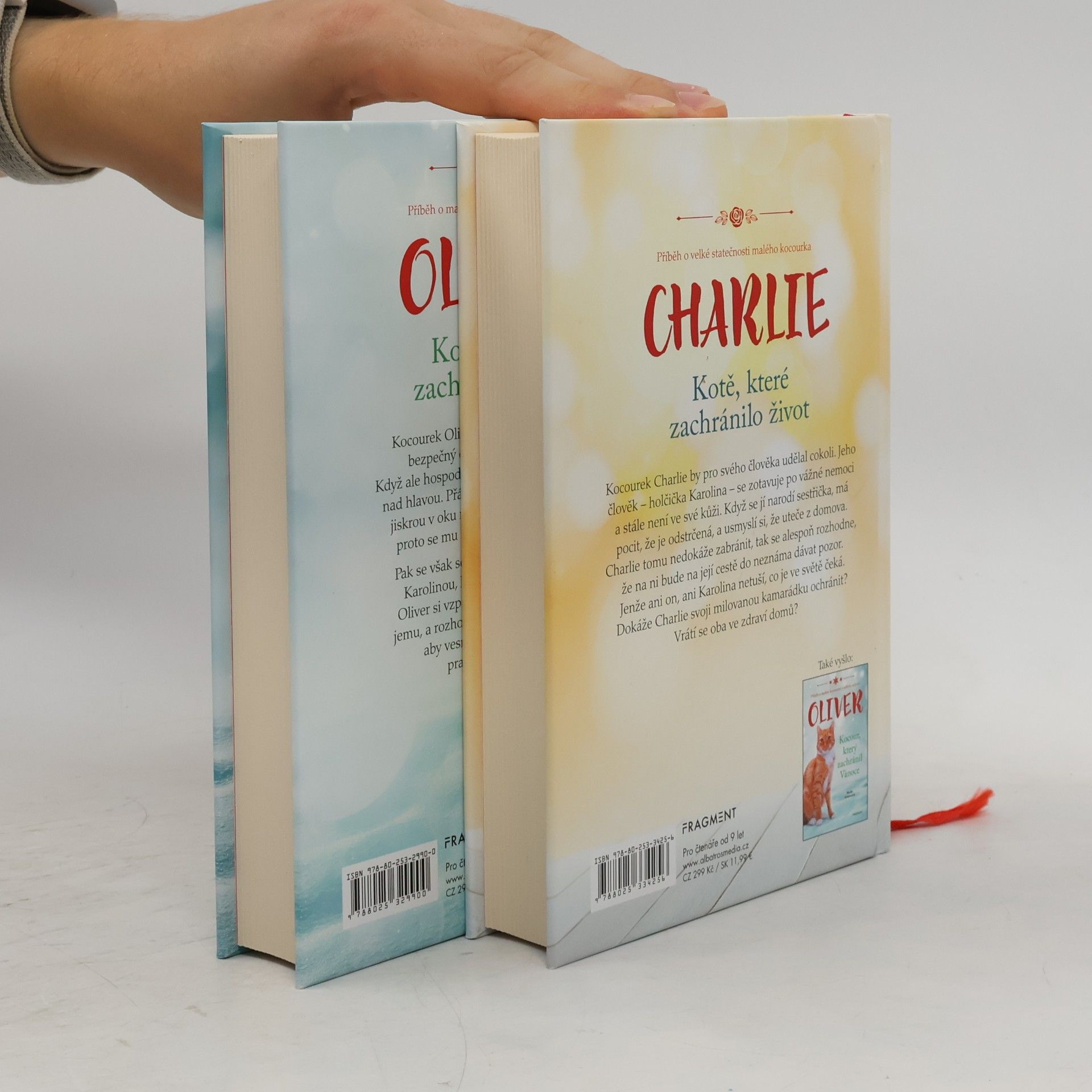 Sheila Norton Kočičí příběhy: Charlie : kotě, které zachránilo život. Oliver : kocour, který zachránil Vánoce